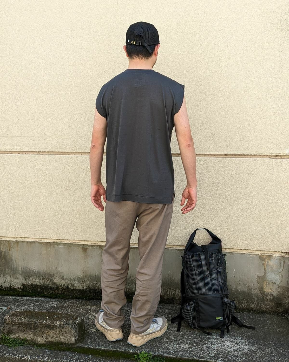 BLACK BRICK / Hybrid Merino Cover Sleeveless【B】｜ブラック