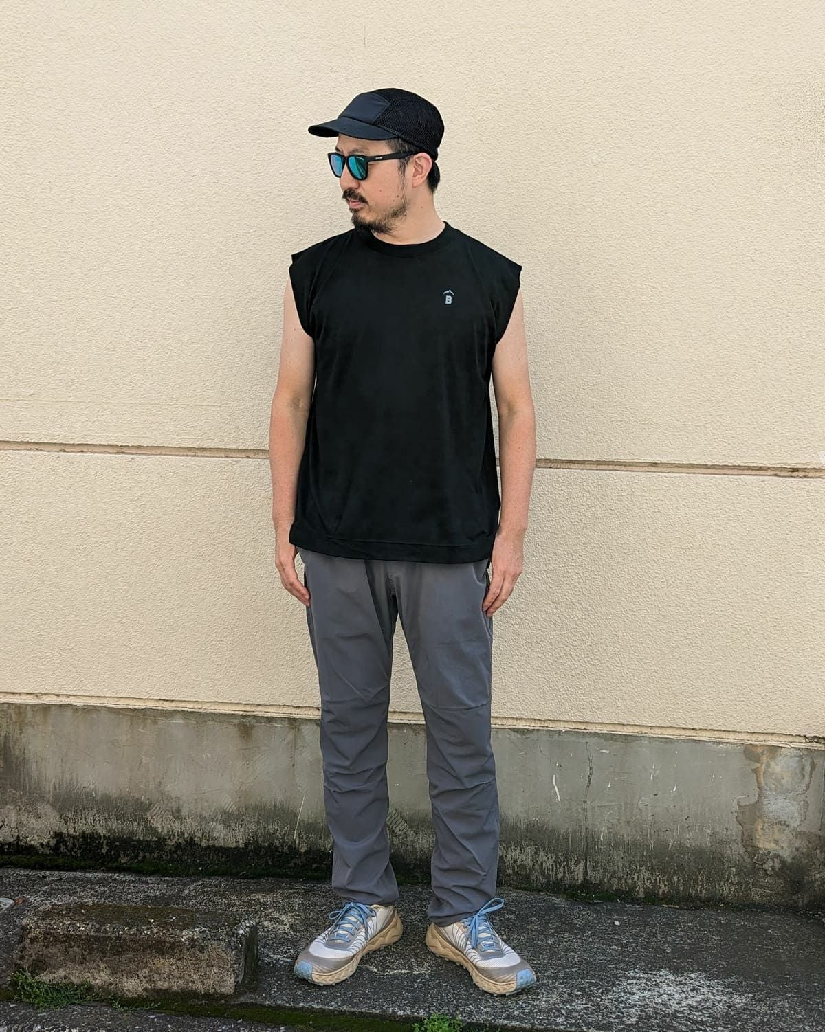 BLACK BRICK / Hybrid Merino Cover Sleeveless【B】｜ブラック