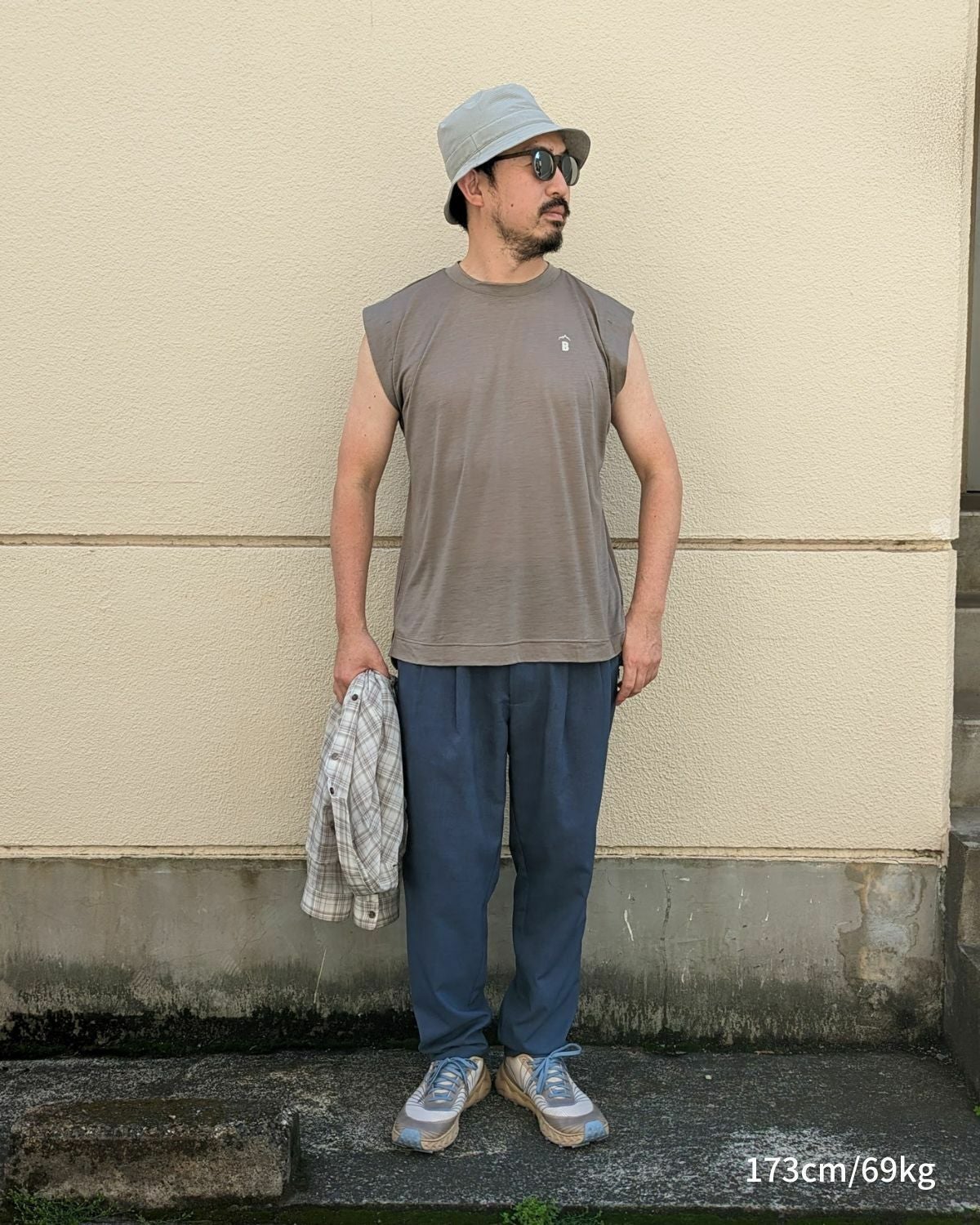 BLACK BRICK / Hybrid Merino Cover Sleeveless【B】｜ブラック