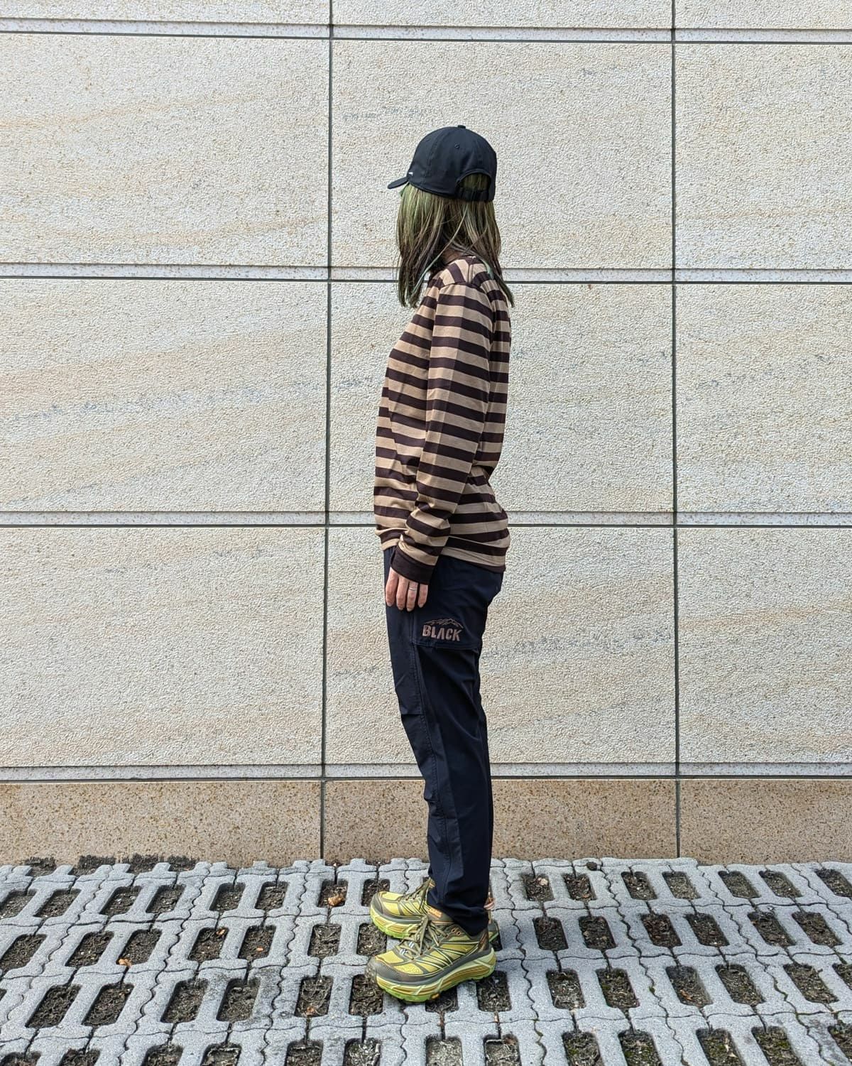 BLACK BRICK / Hybrid Merino Border L/S【B】｜ブラックブリックの