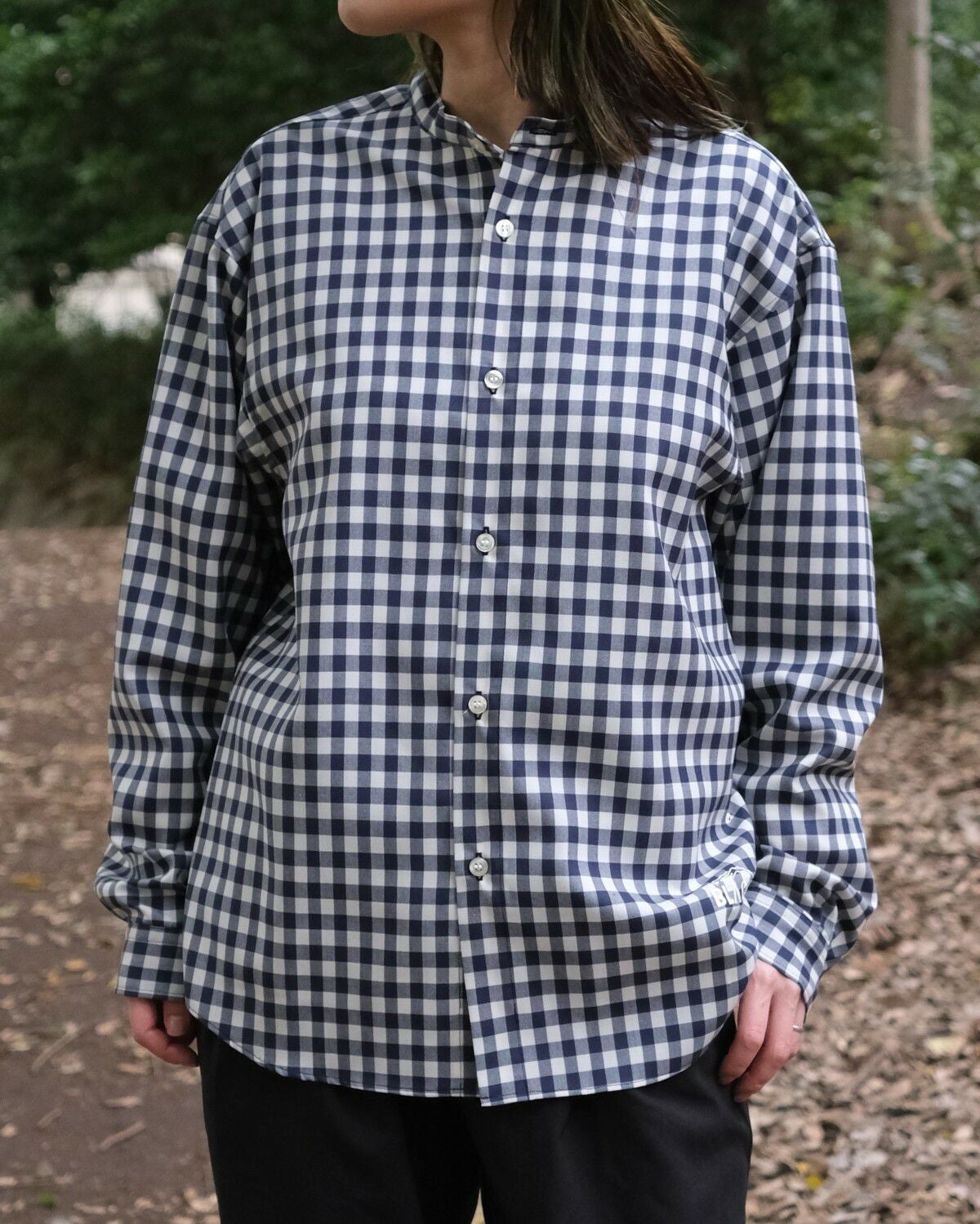 BLACK BRICK / Tech Merino Band Collar Shirt｜ブラックブリックの