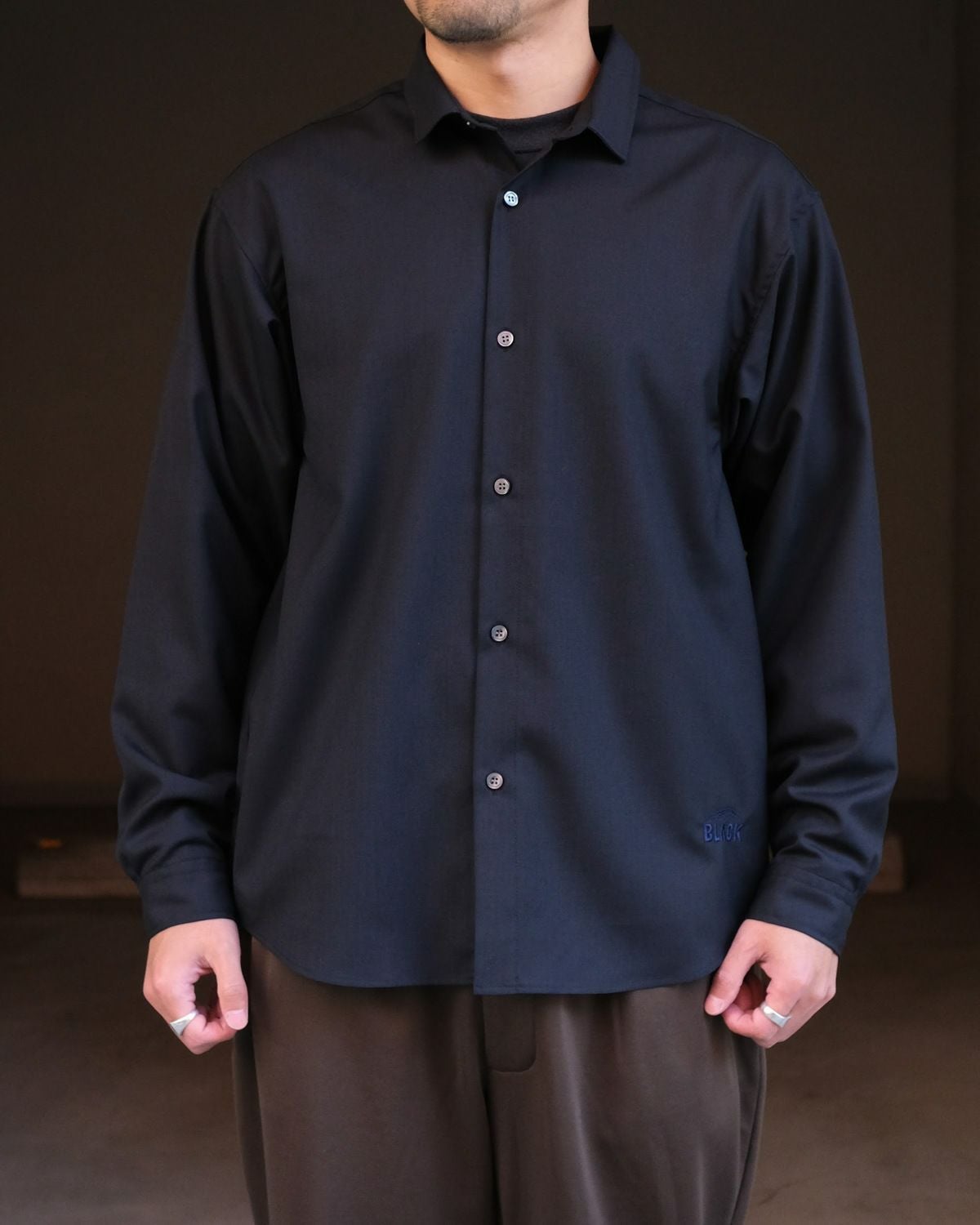 BLACK BRICK　オリジナル　テックメリノシャツ　ネイビー　Lサイズ BLACK BRICK / Tech Merino Shirt｜ブラックブリックの通販 - BLACK BRICK