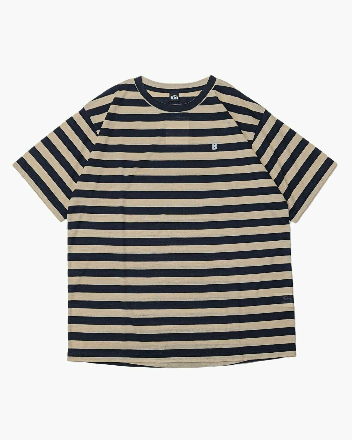 BLACK BRICK / Hybrid Merino Border Tee｜ブラックブリックの通販
