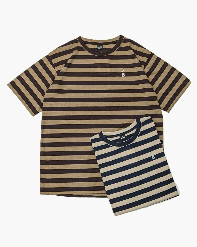BLACK BRICK / Hybrid Merino Border Tee｜ブラックブリックの通販 