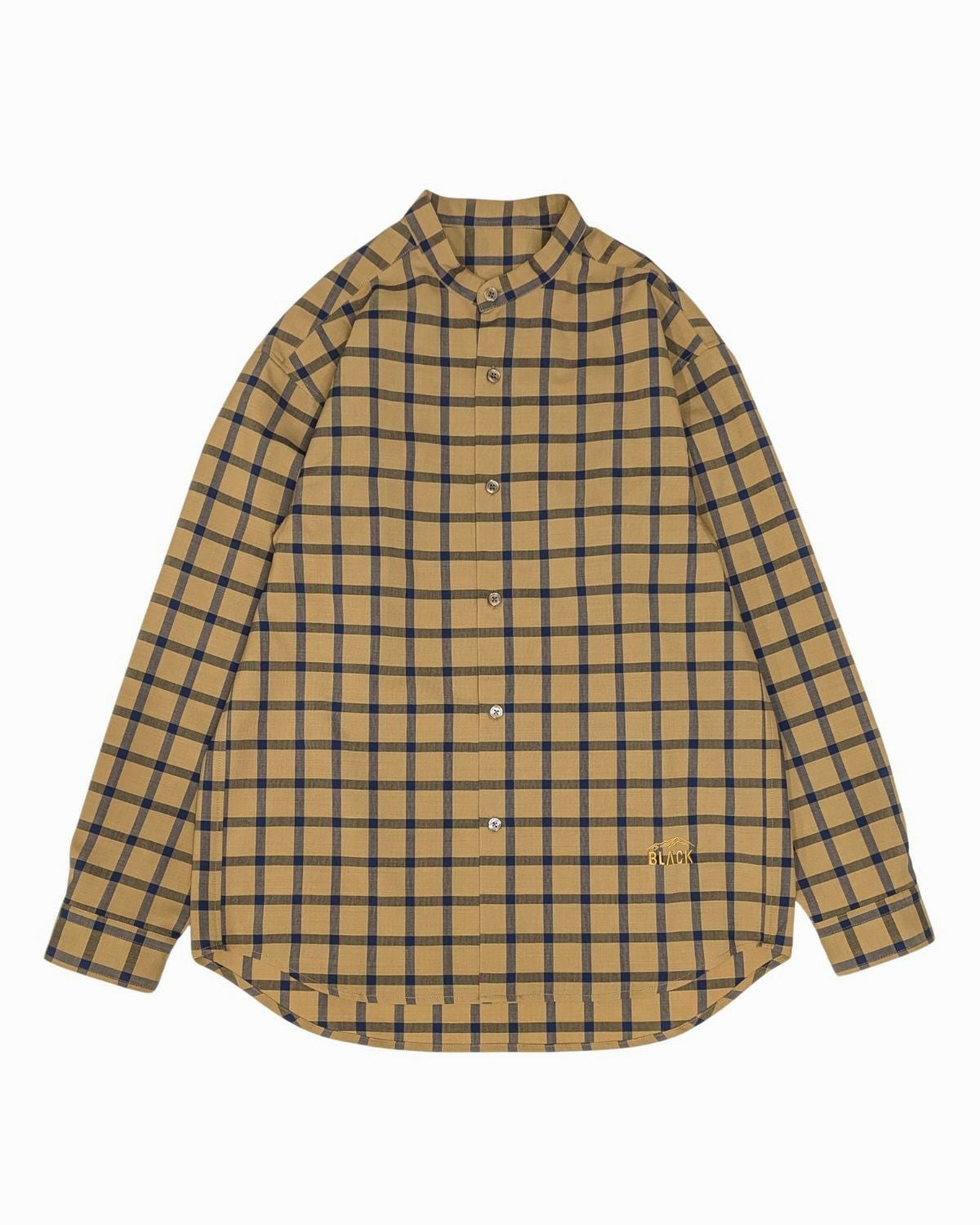BLACK BRICK / Hybrid Merino Band Collar Shirt｜ブラックブリックの