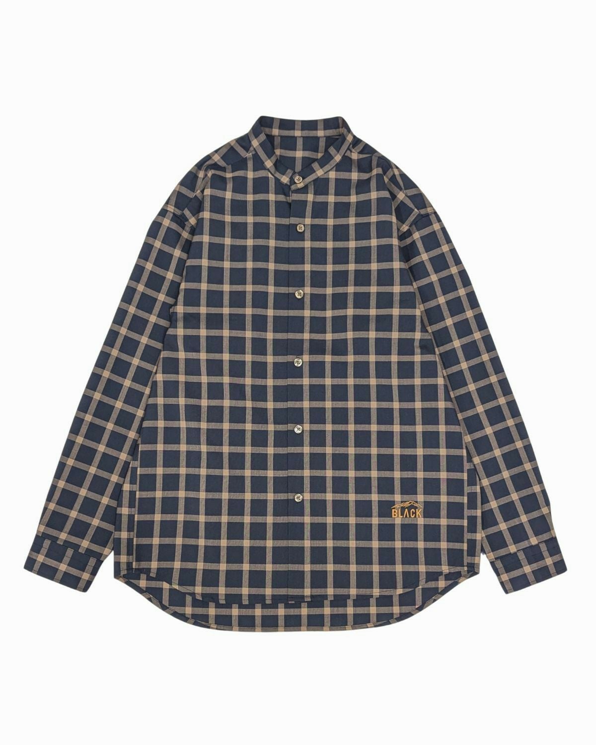 BLACK BRICK / Hybrid Merino Band Collar Shirt｜ブラックブリックの