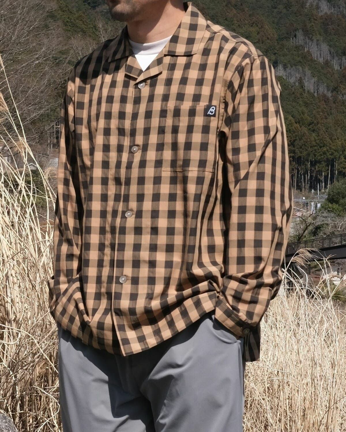 BLACK BRICK / Open Collar Dry Shirt|ブラックブリックの通販 BLACK BRICK / Open Collar Dry Shirt|ブラックブリックの通販