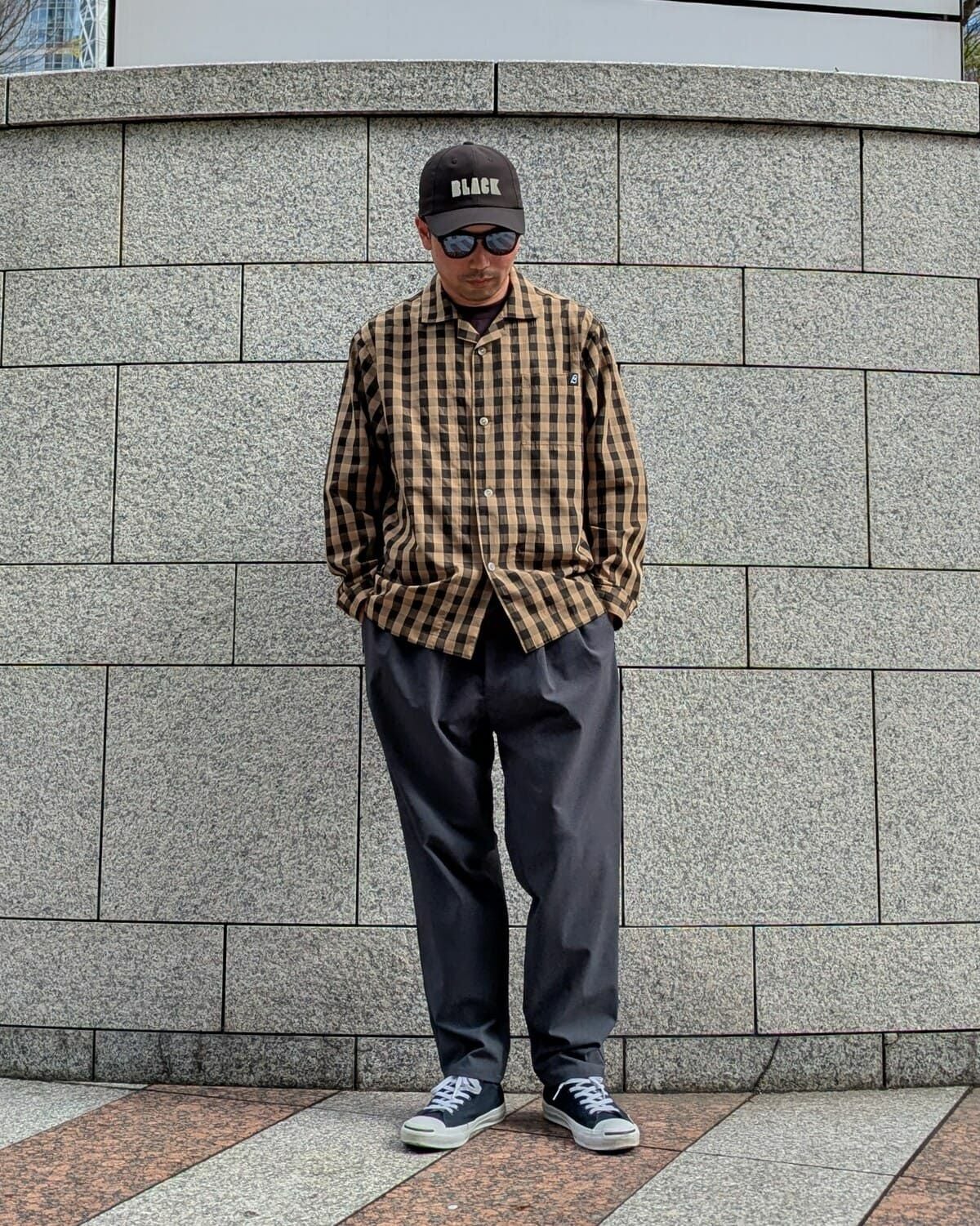 BLACK BRICK / Open Collar Dry Shirt｜ブラックブリックの通販