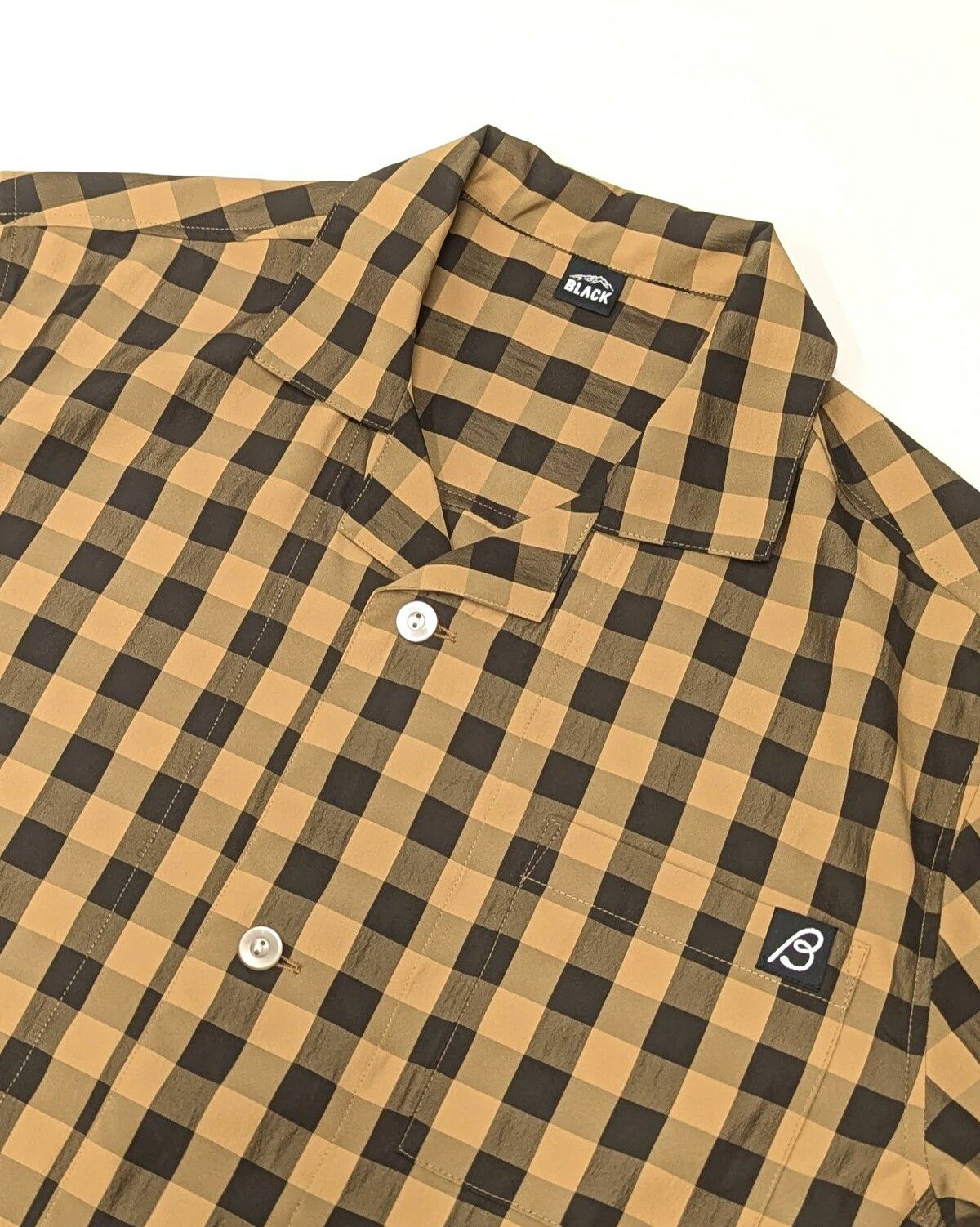BLACK BRICK / Open Collar Dry Shirt｜ブラックブリックの通販