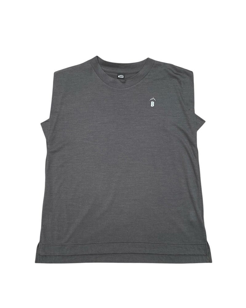 BLACK BRICK / Hybrid Merino Cover SleevelessHybrid ｜ブラック 
