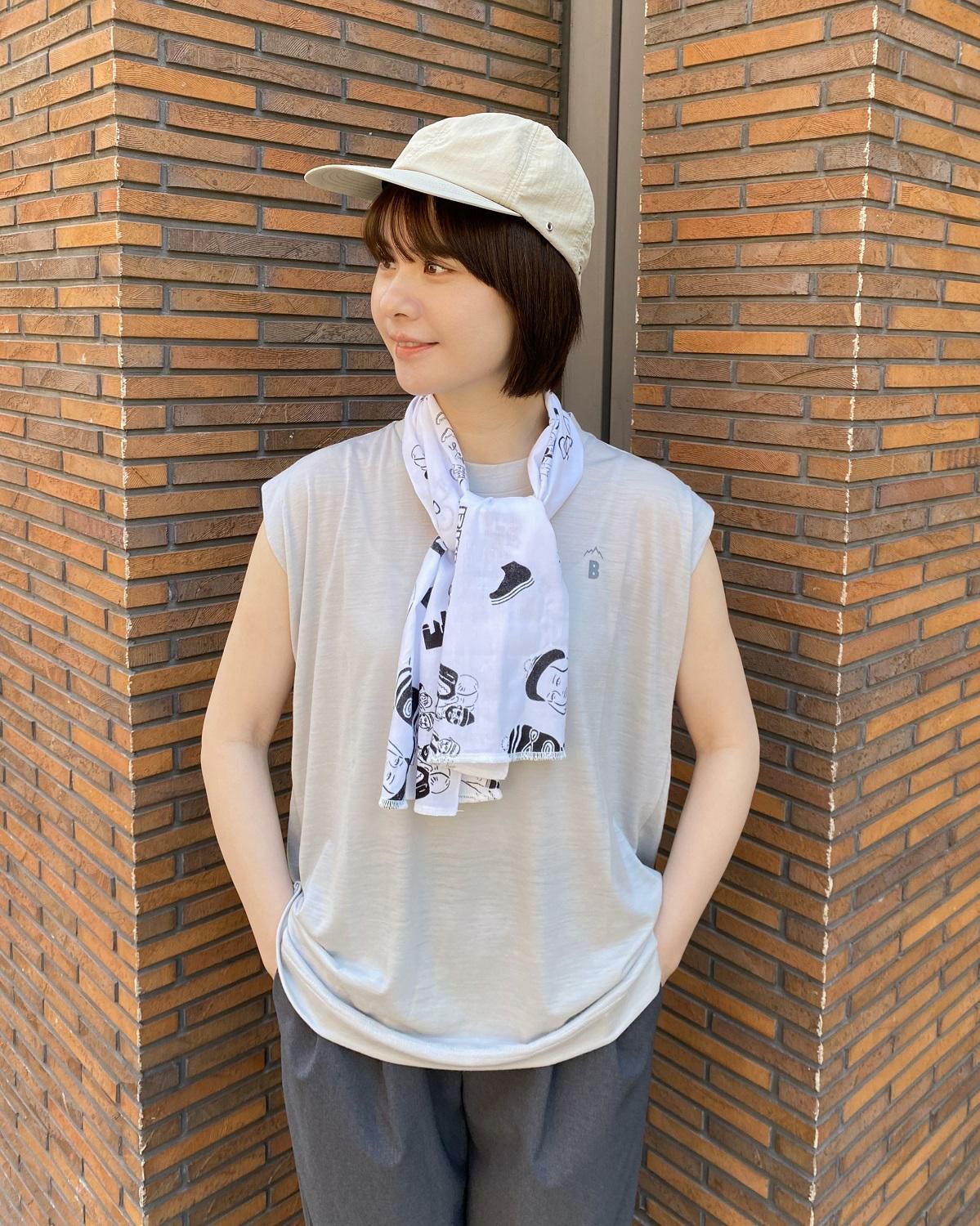 BLACK BRICK / Hybrid Merino Cover SleevelessHybrid ｜ブラック