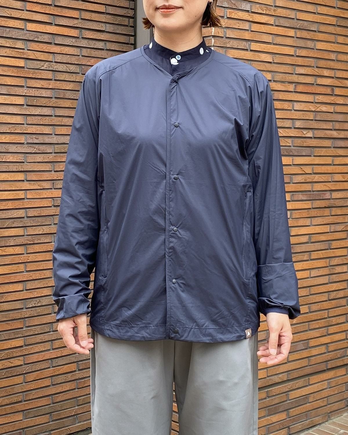 タグ付き未使用◼️レカッドLEk cud ジップアップノーカラーシアーブルゾン タグ付き未使用◼️レカッドLEk cud ジップアップノーカラーシアー