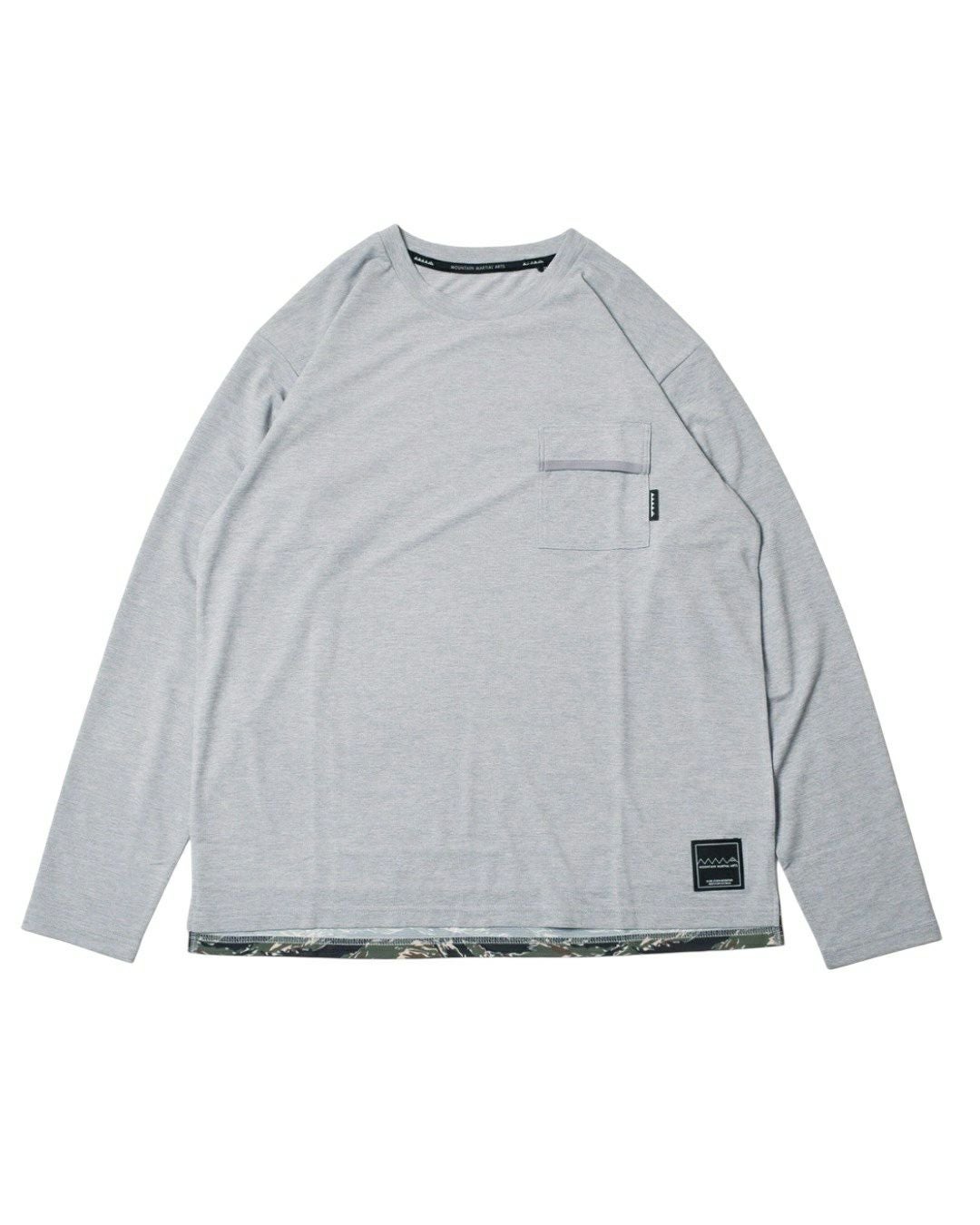 MOUNTAIN MARTIAL ARTS 長袖シャツ グレー Mountain Martial Arts / Basic Pocket Long Tee｜マウンテン