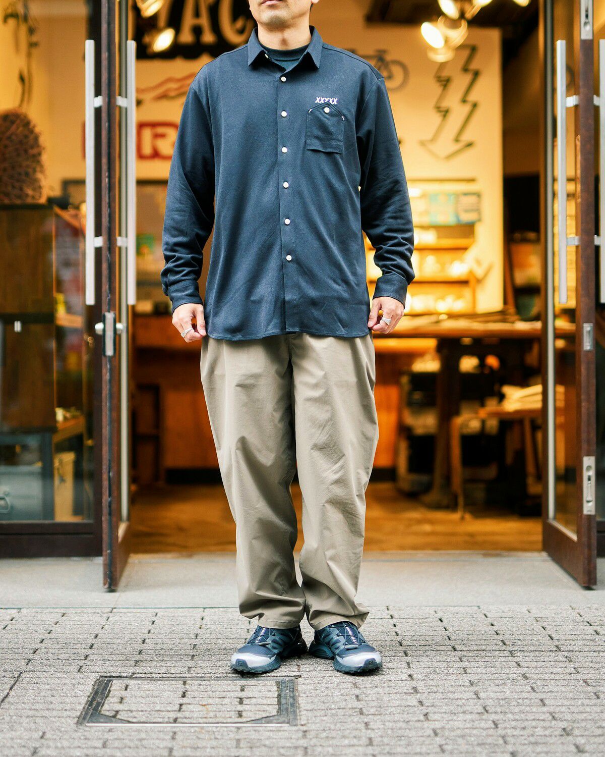 XXXXXSENSE / X TECH WASHI SHIRT｜エックスセンスの通販 - BLACK BRICK