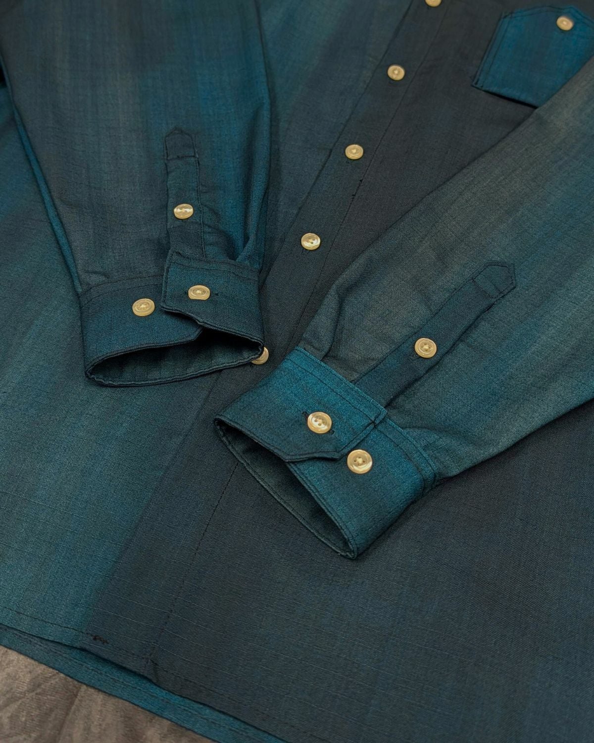 XXXXXSENSE / URBAN DYEING RIP MERINO WOOL SHIRT｜エックスセンスの
