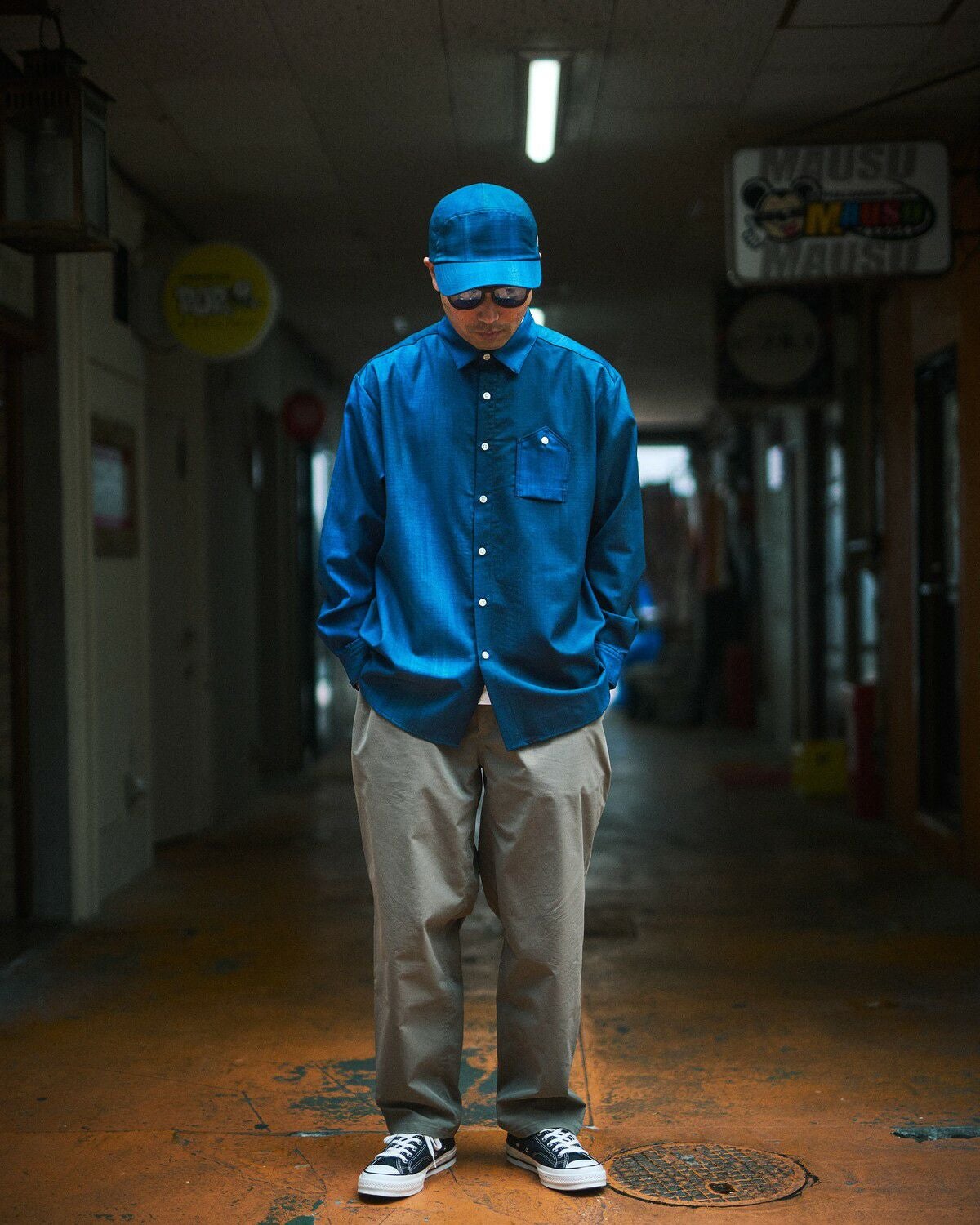 XXXXXSENSE / URBAN DYEING RIP MERINO WOOL SHIRT｜エックスセンスの