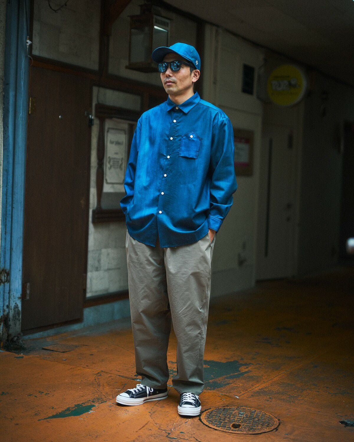 XXXXXSENSE / URBAN DYEING RIP MERINO WOOL SHIRT｜エックスセンスの