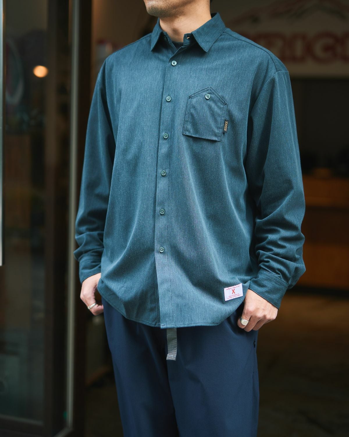 XXXXXSENSE / VINTAGE DRY SHIRT｜エックスセンスの通販 - BLACK BRICK