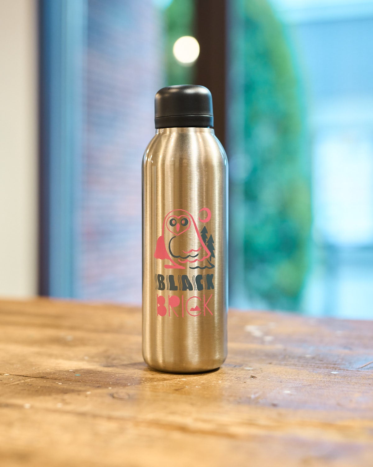 BLACK BRICK / RIVERS Vacuum Flask Stem Limited 【フクロウ