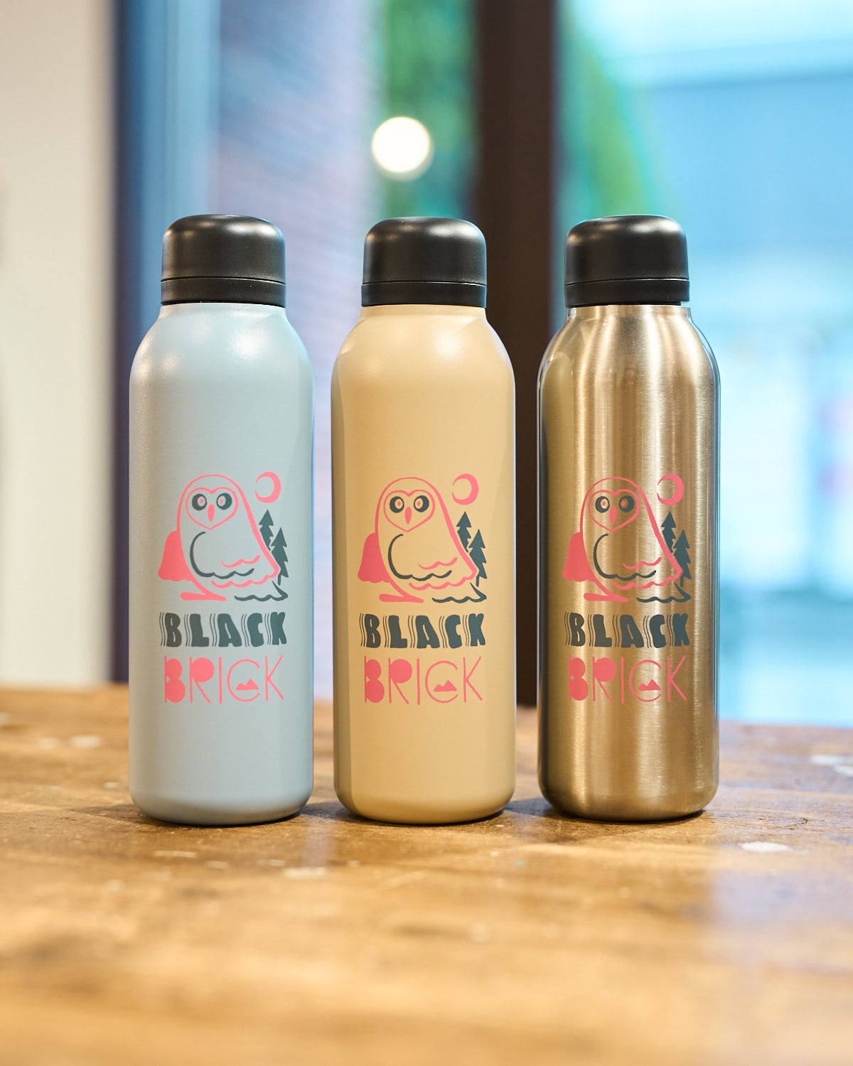 BLACK BRICK / RIVERS Vacuum Flask Stem Limited 【フクロウ