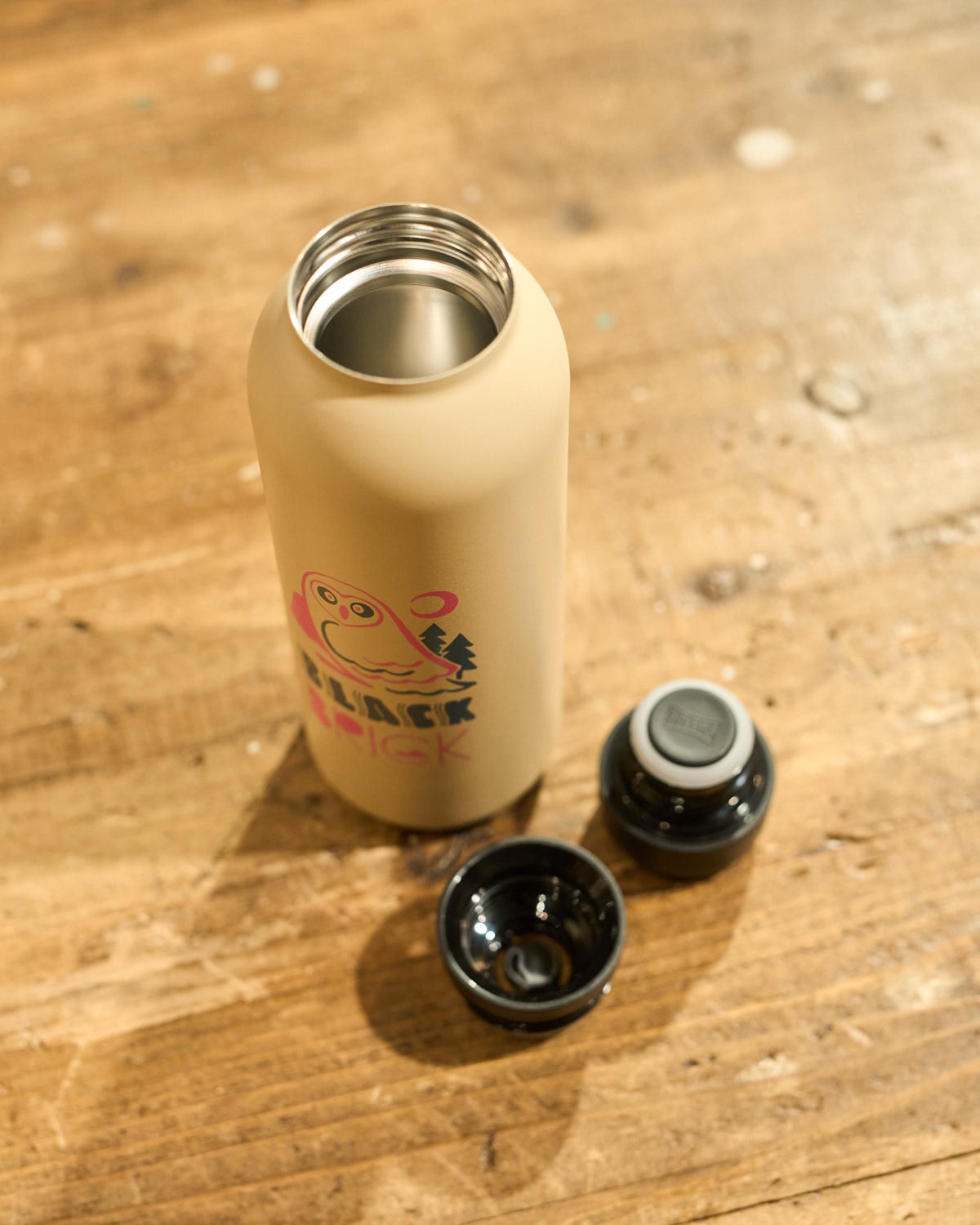 BLACK BRICK / RIVERS Vacuum Flask Stem Limited 【フクロウ