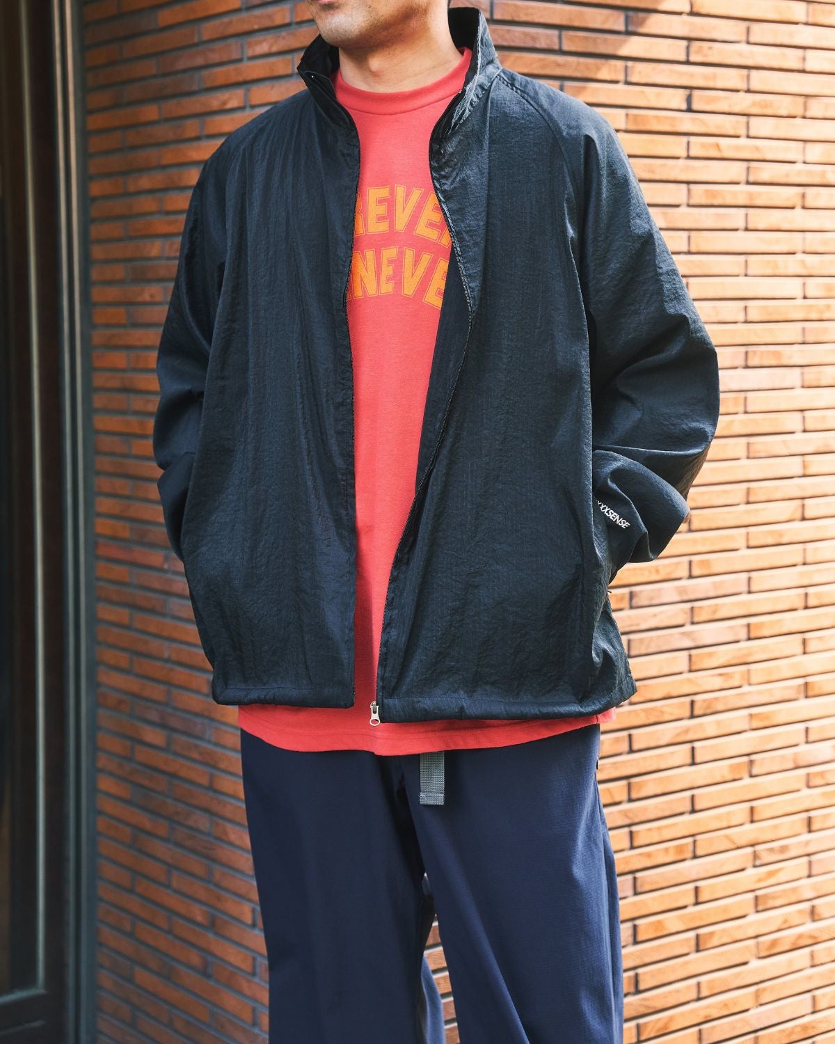 XXXXXSENSE / SHINY RIP TRACK WIND JACKET｜エックスセンスの通販