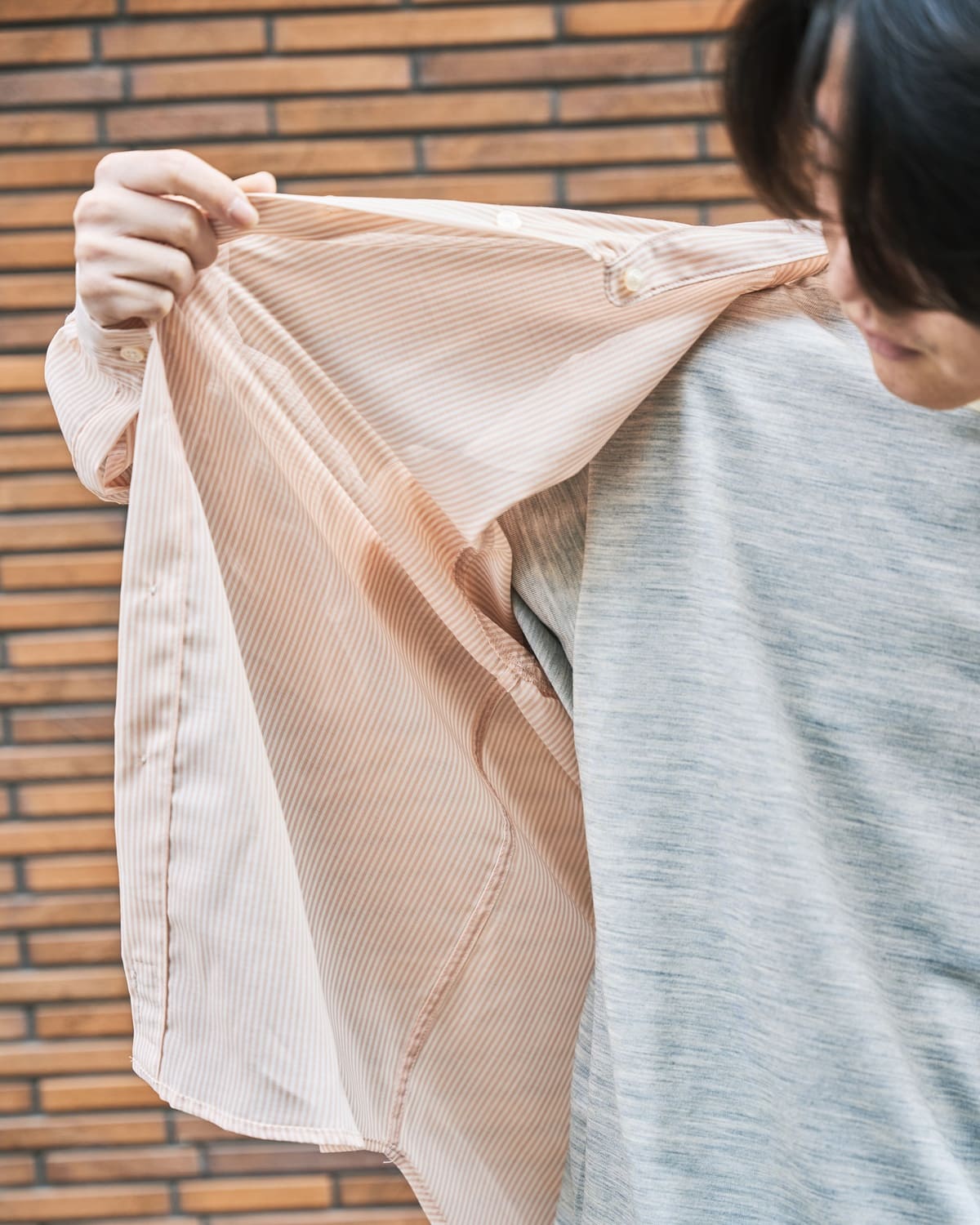ANCBRACE / Air Hybrid Merino Band Collar Shirt｜アンクブレイスの