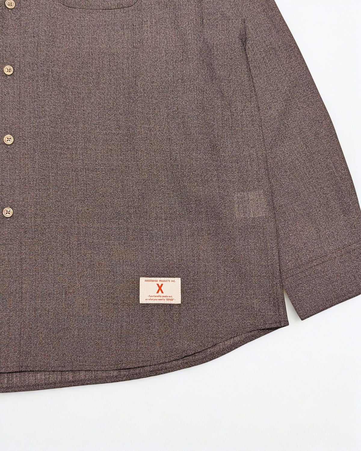 XXXXXSENSE / URBAN DYEING ULTIMATE LIGHT MERINO WOOL SHIRT