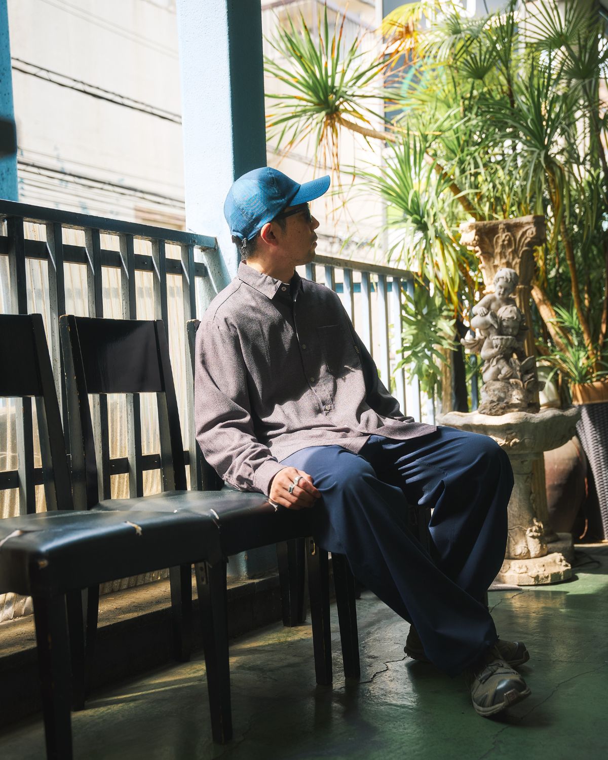 XXXXXSENSE / URBAN DYEING ULTIMATE LIGHT MERINO WOOL SHIRT