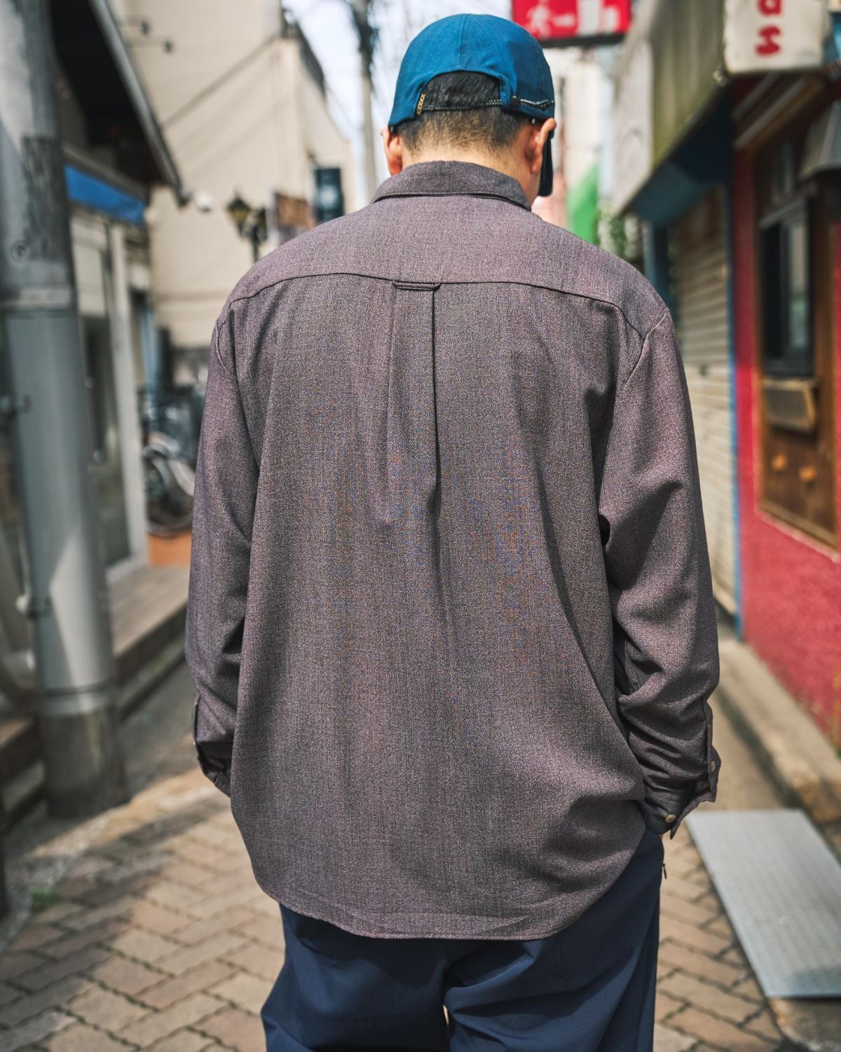 XXXXXSENSE / URBAN DYEING ULTIMATE LIGHT MERINO WOOL SHIRT