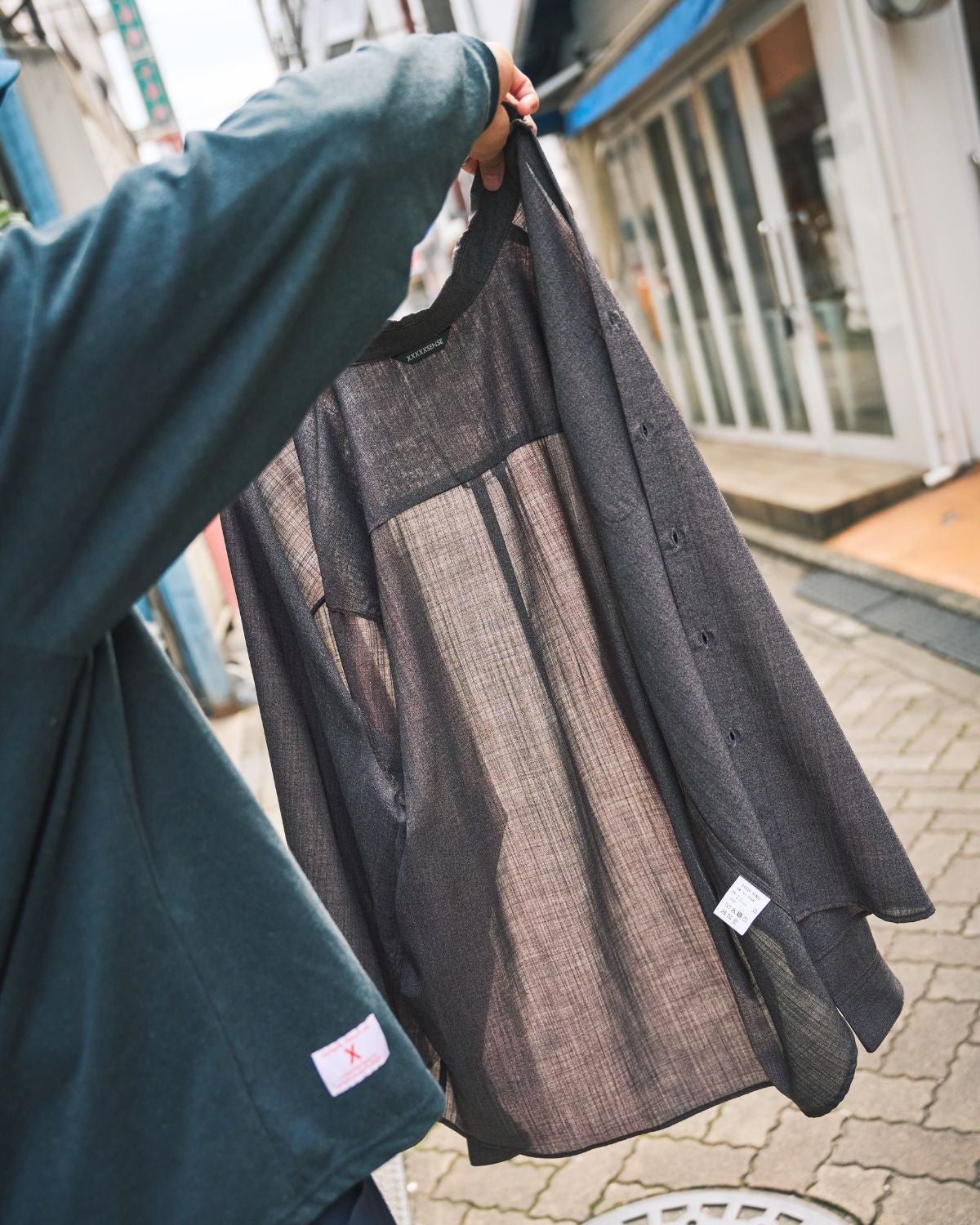 XXXXXSENSE / URBAN DYEING ULTIMATE LIGHT MERINO WOOL SHIRT