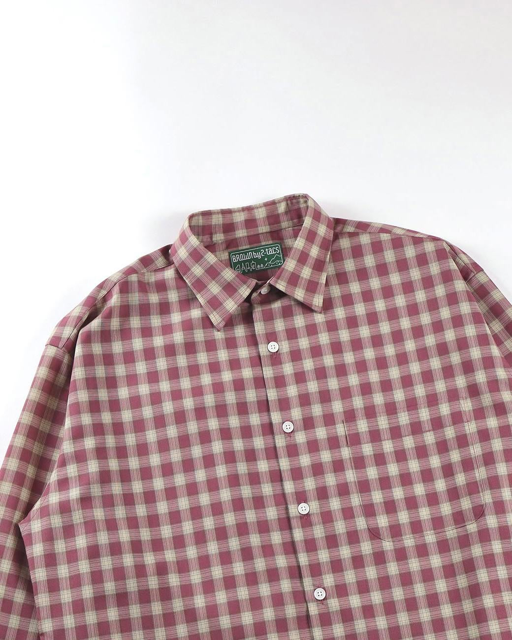 BROWN by 2-tacs /B35-S002 Wide collar｜ブラウンバイツータックスの