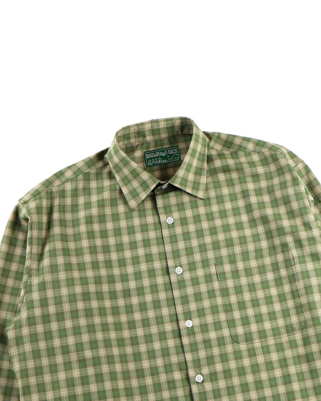 BROWN by 2-tacs /B35-S002 Wide collar｜ブラウンバイツータックスの