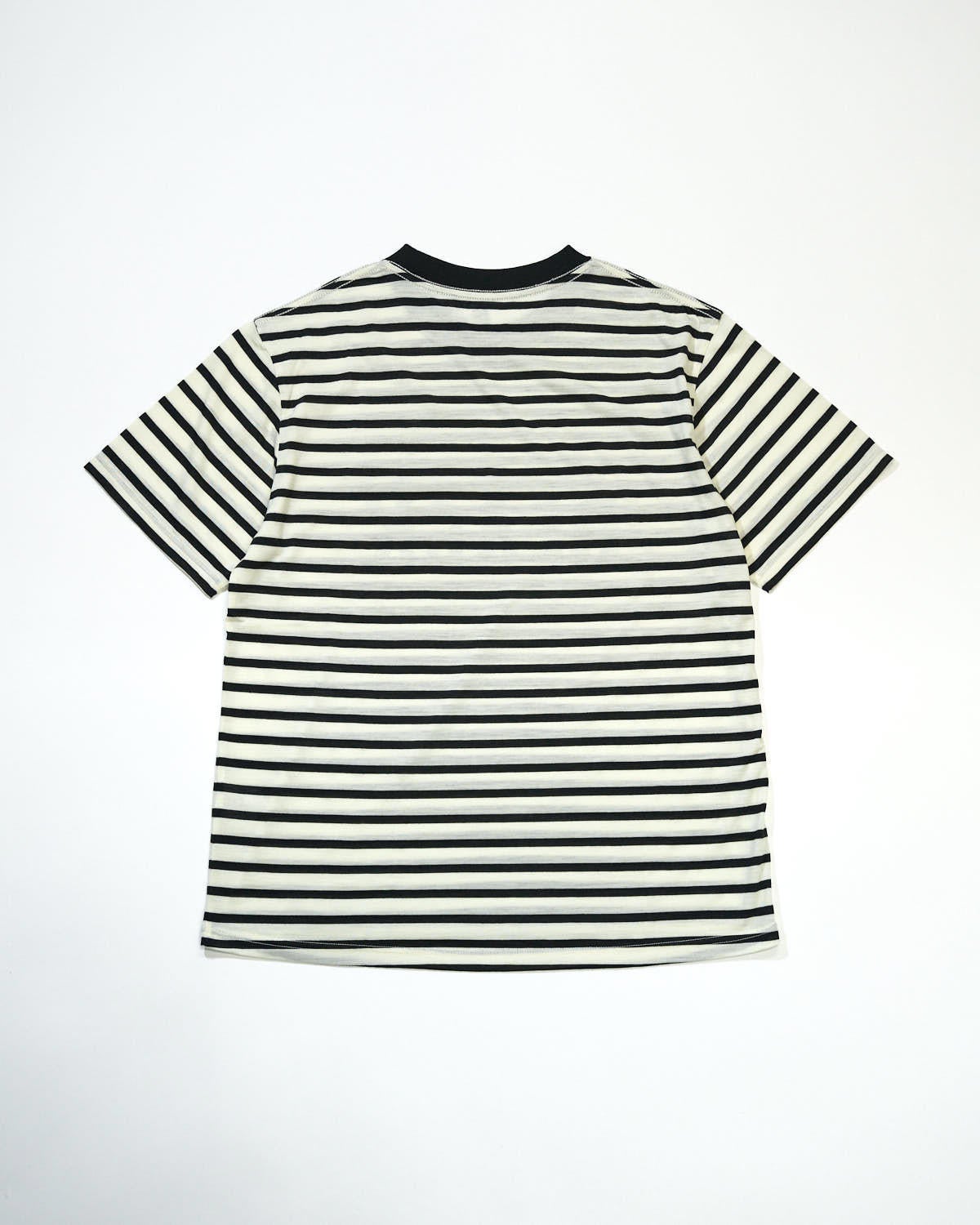BLACK BRICK ORIGINALS / Hybrid Merino Border Tee｜ブラックブリック