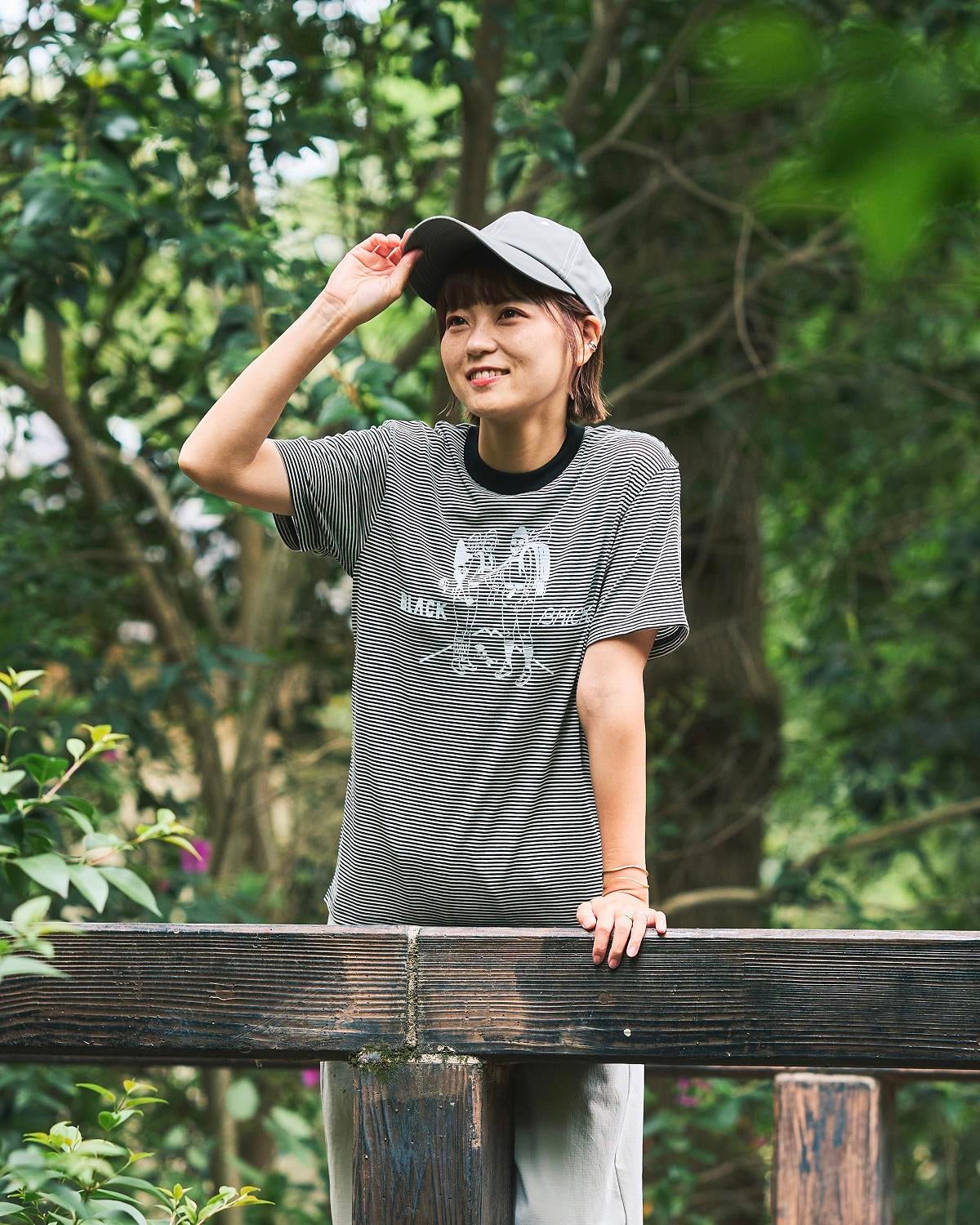 BOUNDARIES / 4枚セット BLACK BRICK ORIGINALS / Hybrid Merino Border Tee(micro)｜ブラック
