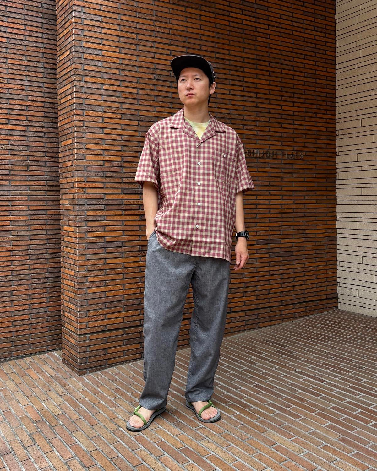 BROWN by 2-tacs / B35-S004 Open collar｜ブラウン バイ ツータックス