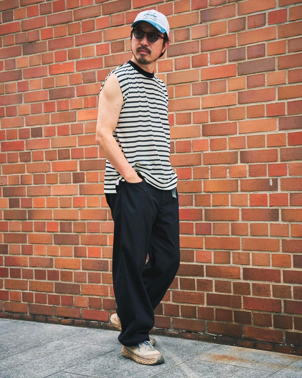 BLACK BRICK ORIGINALS / Hybrid Merino Cover Sleeveless(Men