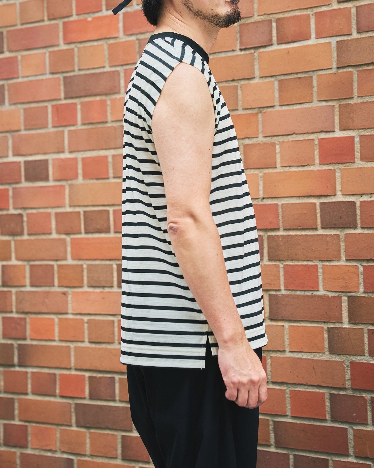 BLACK BRICK ORIGINALS / Hybrid Merino Cover Sleeveless(Men
