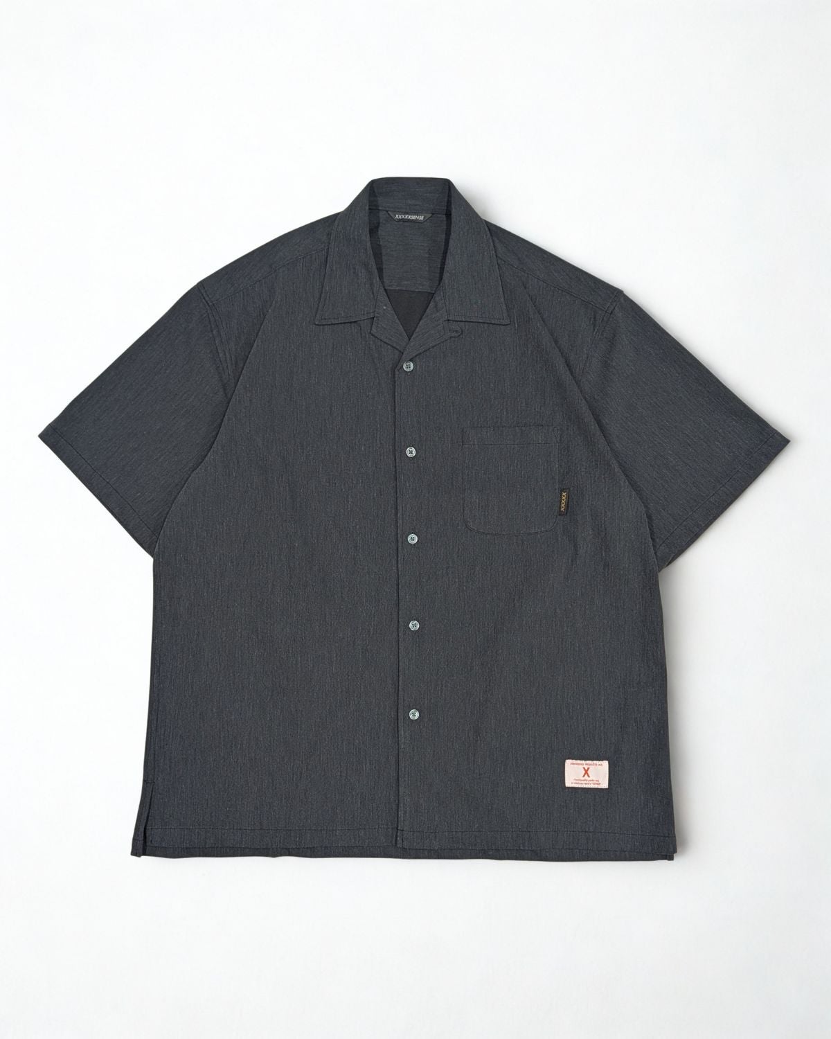 SUNTORY SUNBIRDS ブラックシャツ XXL XXXXXSENSE / VINTAGE DRY OPEN COLLAR SHIRT｜エックスセンスの通販