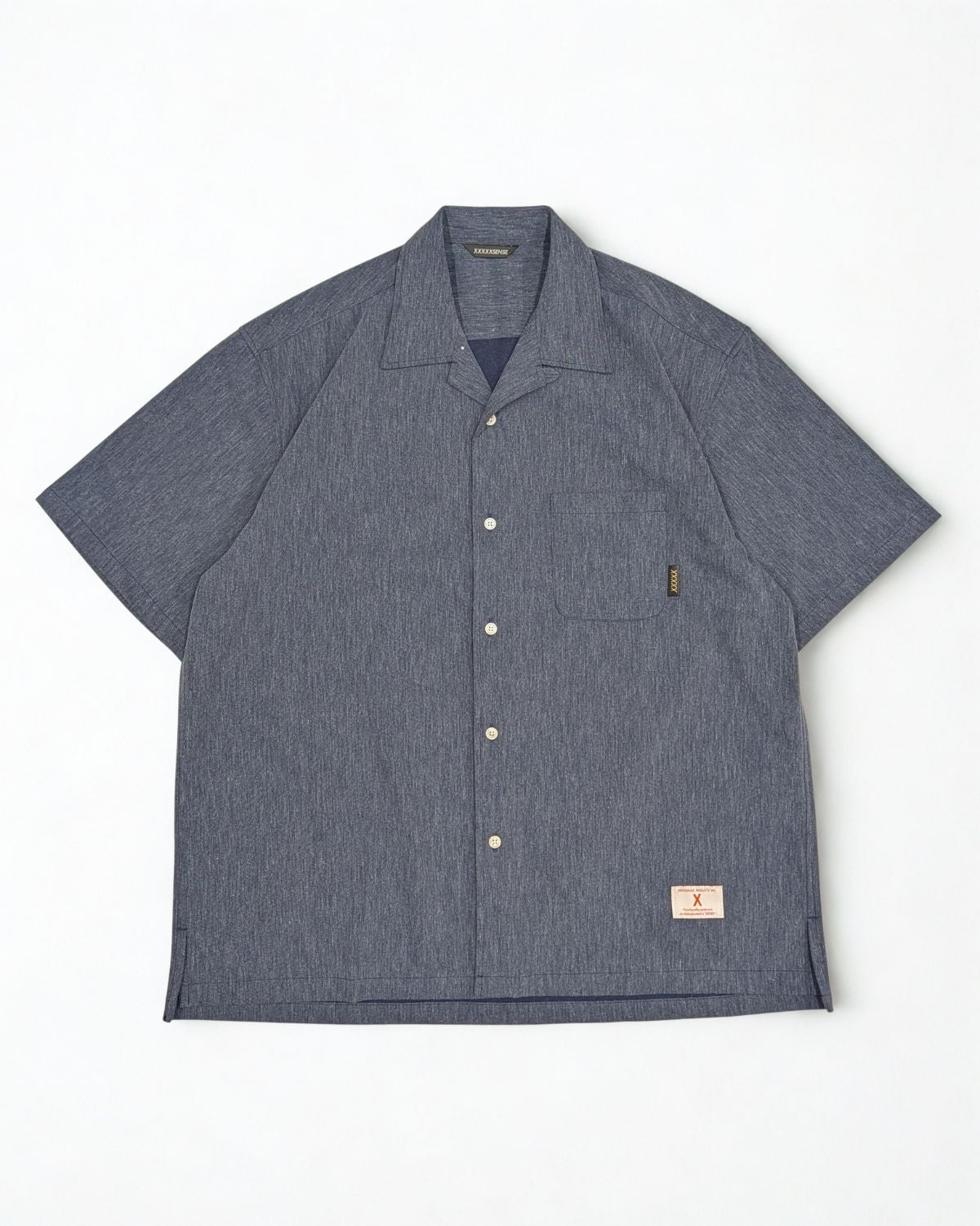 XXXXXSENSE / VINTAGE DRY OPEN COLLAR SHIRT｜エックスセンスの通販