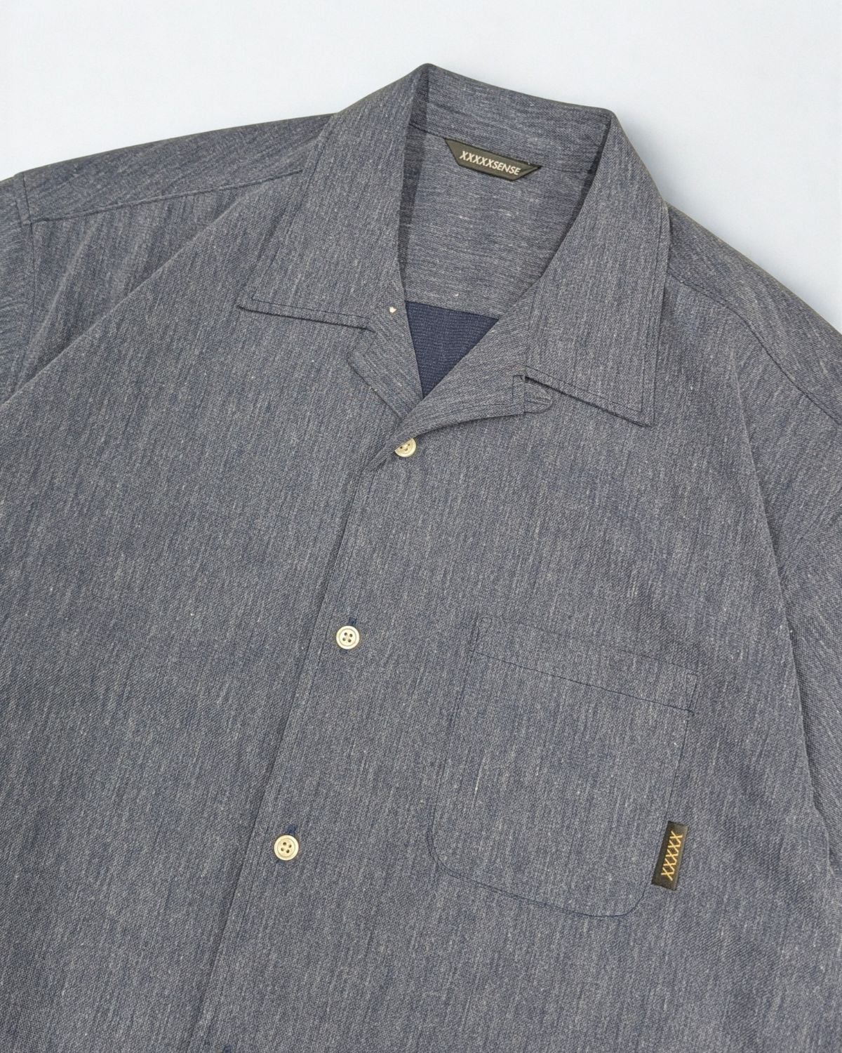 XXXXXSENSE / VINTAGE DRY OPEN COLLAR SHIRT｜エックスセンスの通販