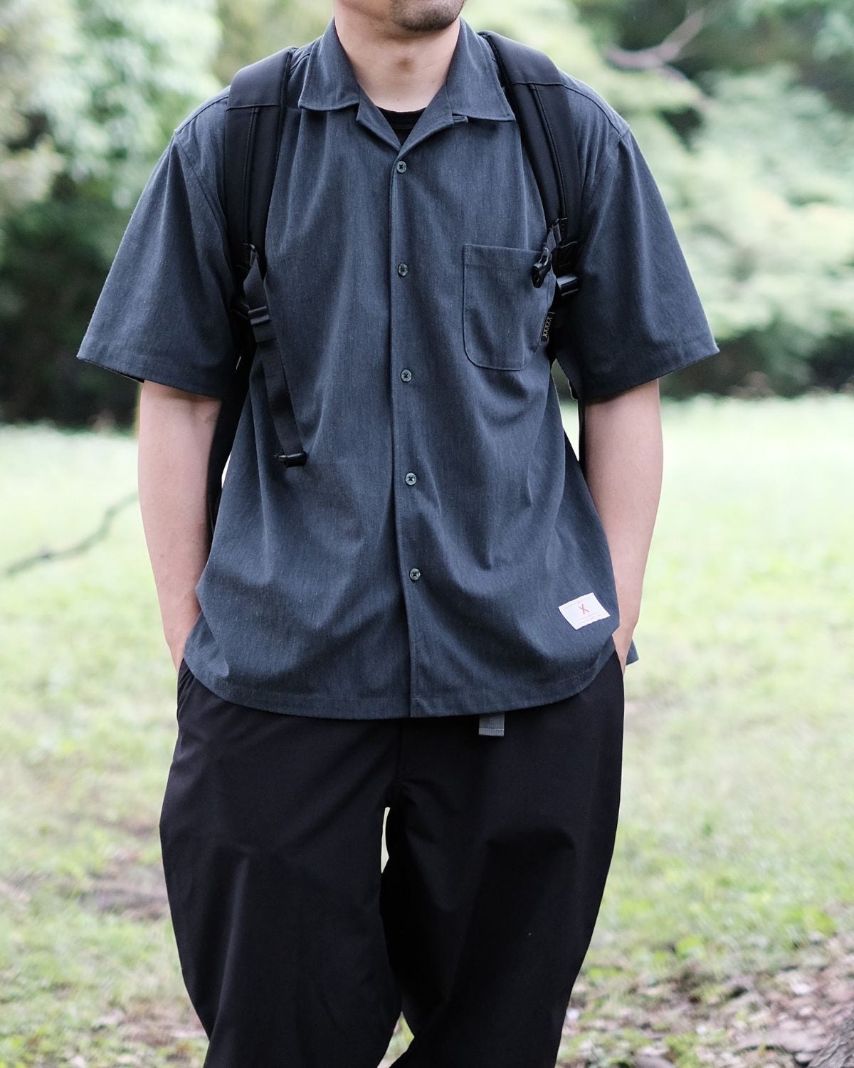 XXXXXSENSE / VINTAGE DRY OPEN COLLAR SHIRT｜エックスセンスの通販