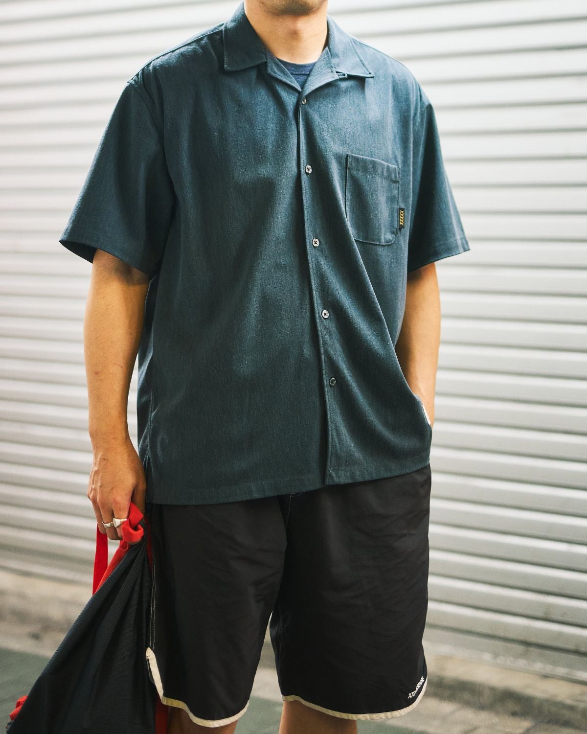 XXXXXSENSE / VINTAGE DRY OPEN COLLAR SHIRT｜エックスセンスの通販