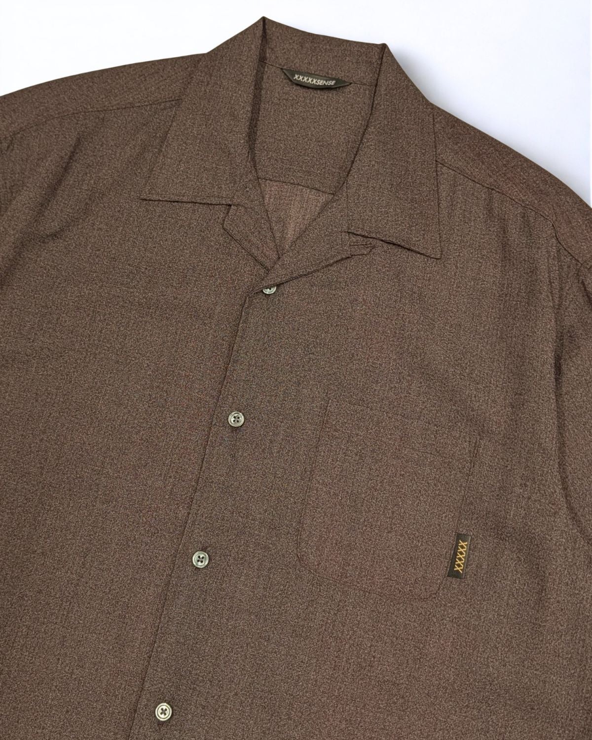 XXXXXSENSE / URBAN DYEING ULTIMATE LIGHT MERINO WOOL OPEN COLLAR