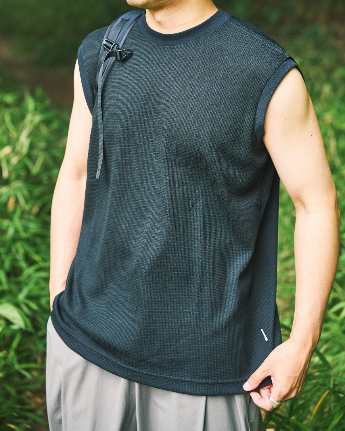 ANCBRACE / Comfort Merino Waffle Sleeveless｜アンクブレイスの通販