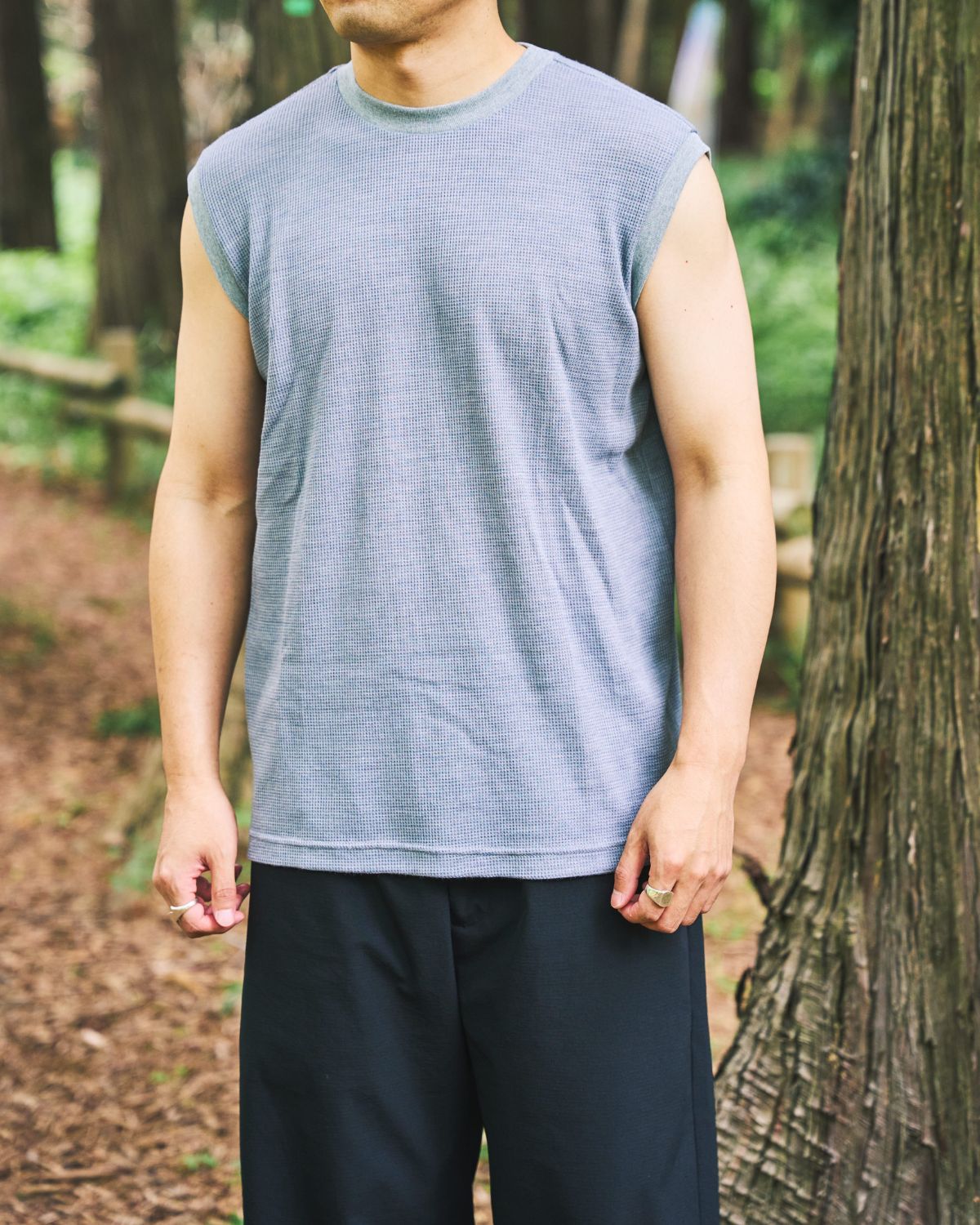 ANCBRACE / Comfort Merino Waffle Sleeveless｜アンクブレイスの通販