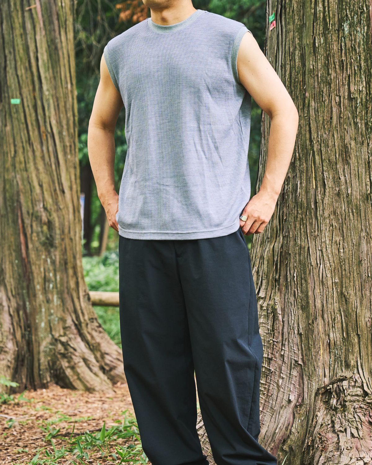 ANCBRACE / Comfort Merino Waffle Sleeveless｜アンクブレイスの通販