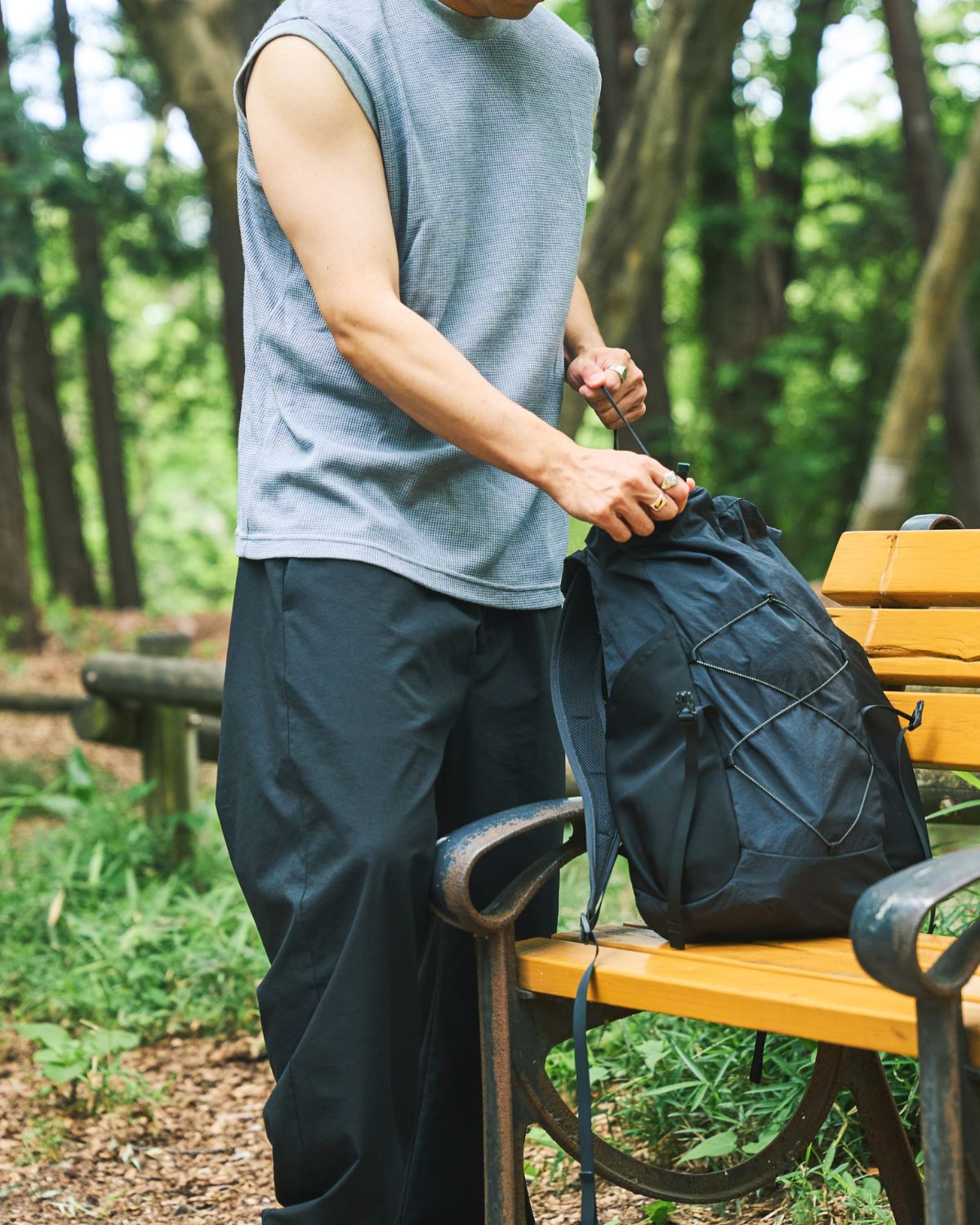 ANCBRACE コンフォートメリノワッフルスリーブレス ANCBRACE / Comfort Merino Waffle Sleeveless｜アンクブレイスの通販