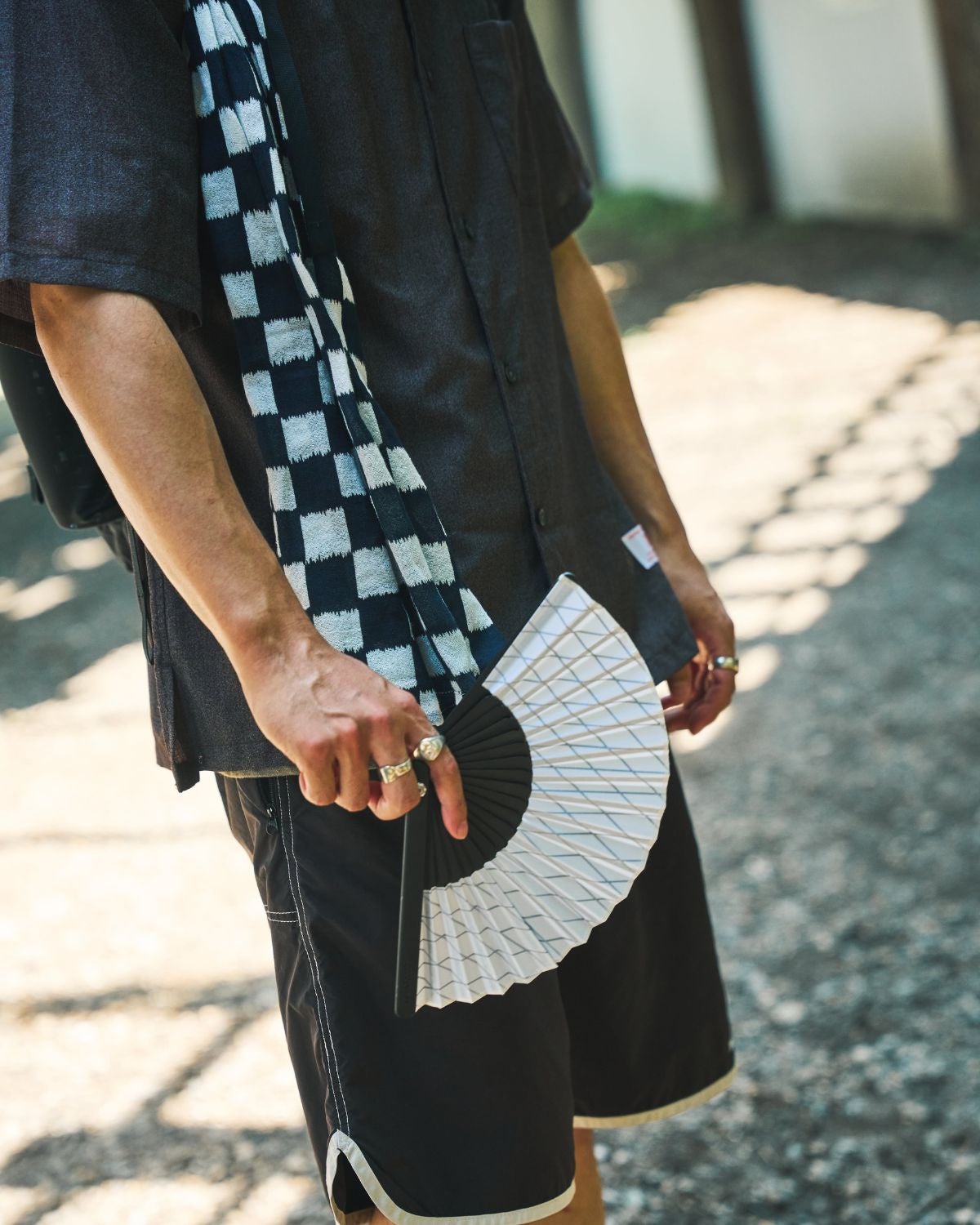XXXXXSENSE / FOLDING FAN 扇子 X-PAC｜エックスセンスの通販 - BLACK