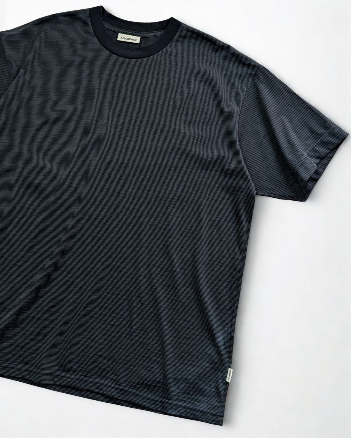 ANCBRACE / Comfort Merino Border Tee｜アンクブレイスの通販 - BLACK